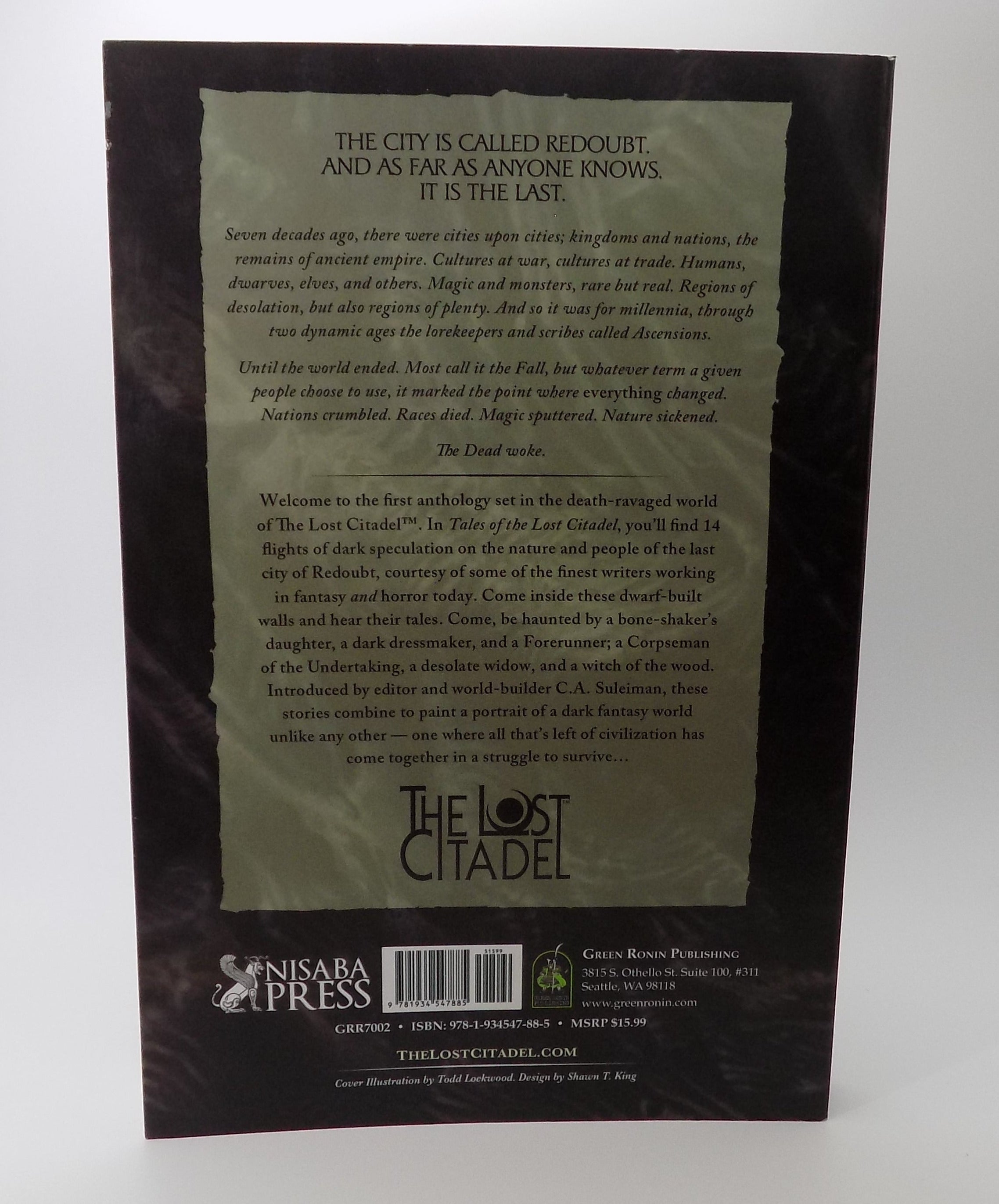 Tales of The Lost Citadel by C.A. Suleiman · Nisaba Press, 2016 · Anthology