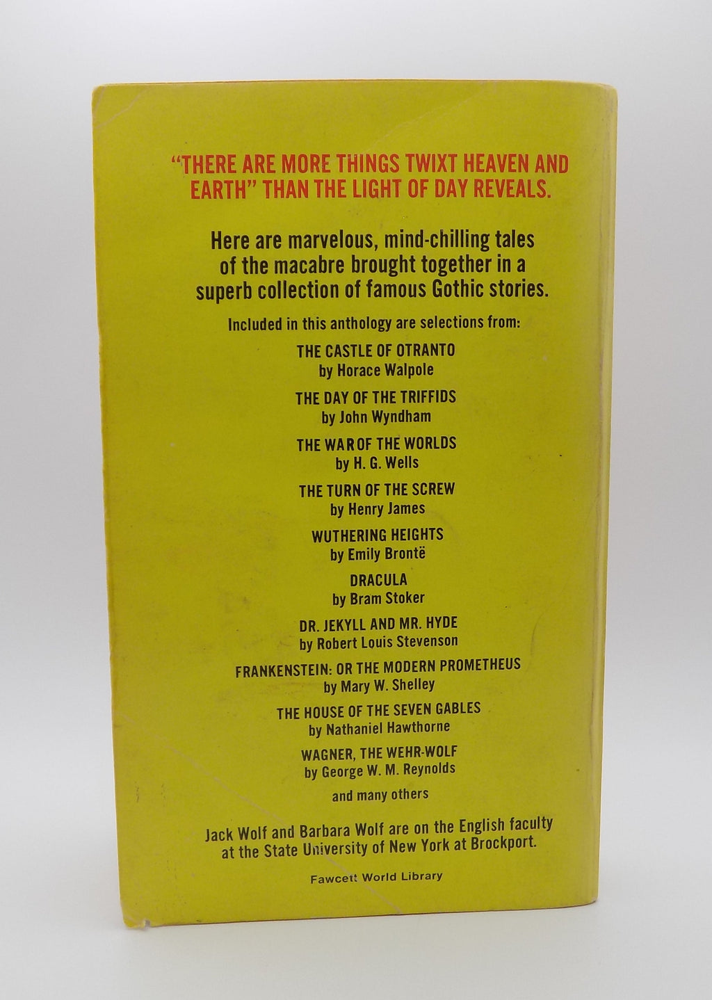 Ghosts, Castles, and Victims by Jack C. Wolf · Fawcett Crest, 1974