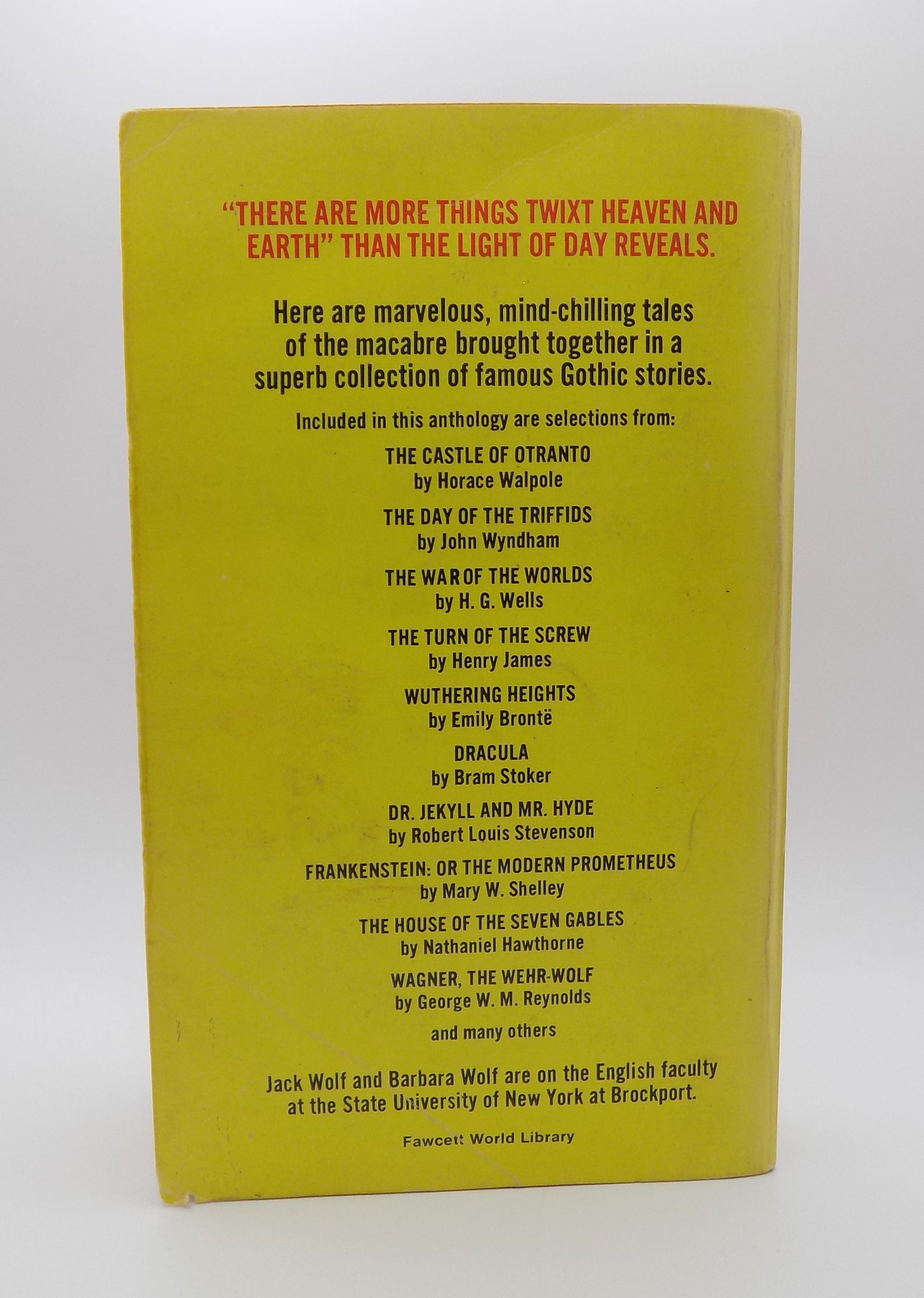 Ghosts, Castles, and Victims by Jack C. Wolf · Fawcett Crest, 1974