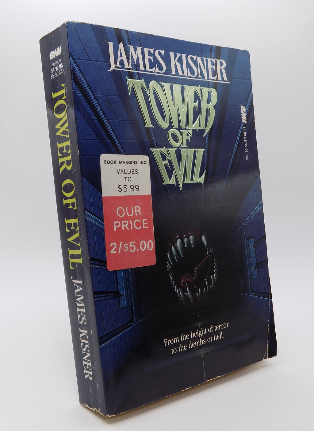 Tower of Evil by James Kisner · BMI, 1994 · Horror Paperback