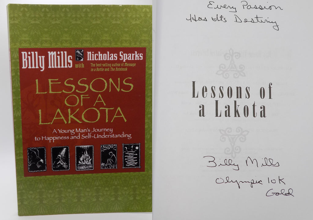 Lessons of A Lakota · Signed and Inscribed by Billy Mills