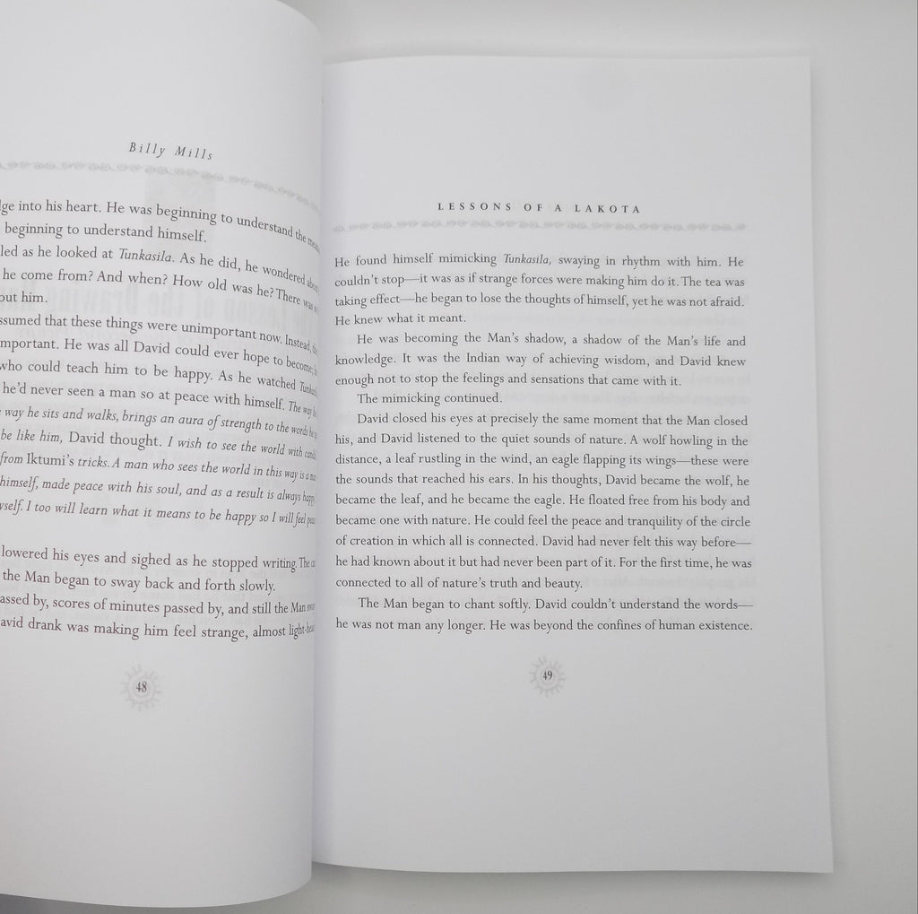 Lessons of A Lakota · Signed and Inscribed by Billy Mills
