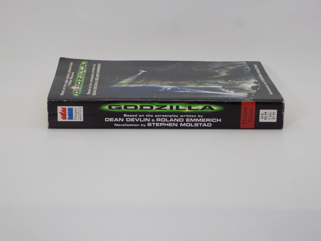 Godzilla: A Novelization  by Stephen Molstad [First Paperback Edition] 1998, HarperPrism