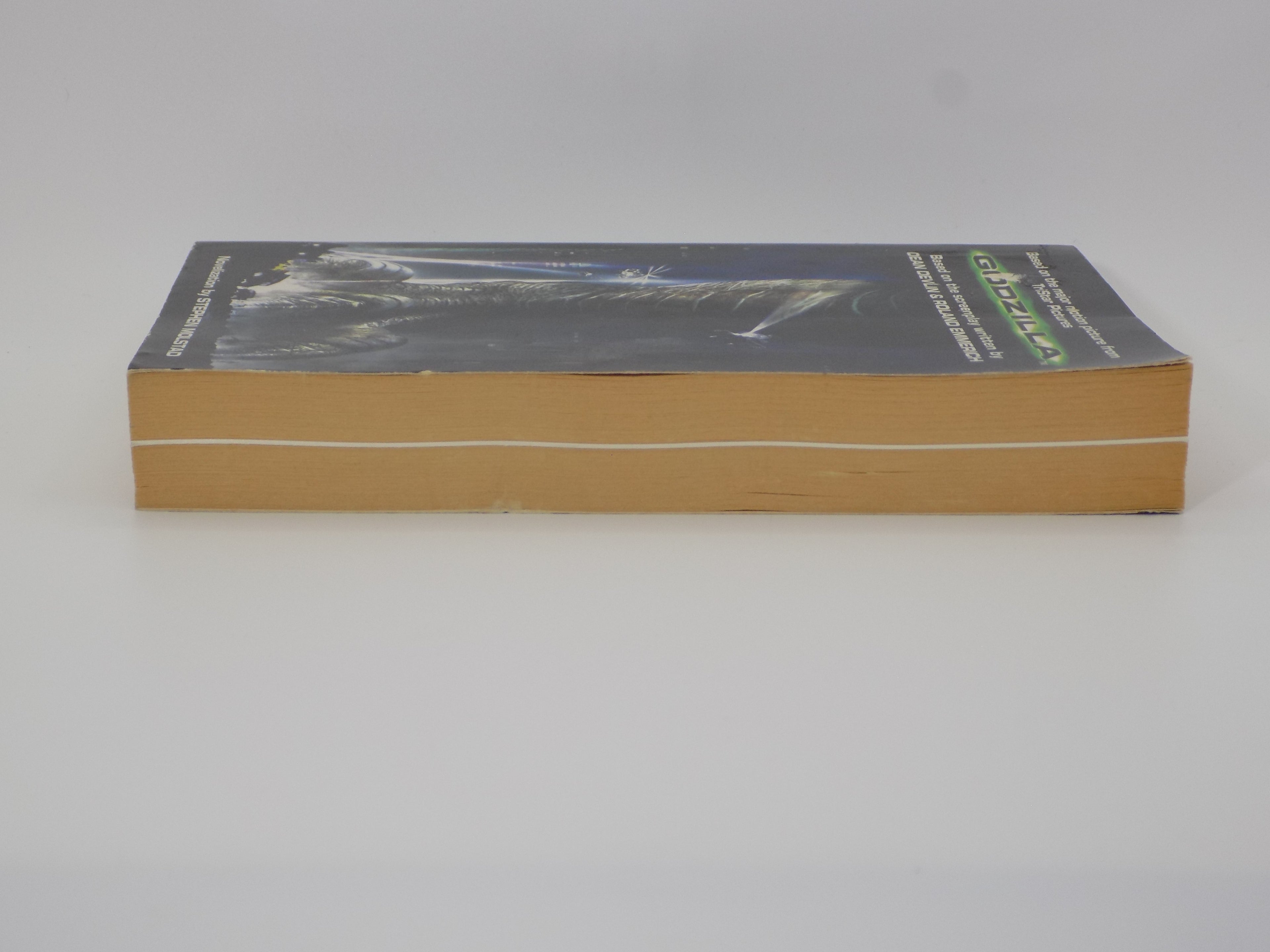 Godzilla: A Novelization  by Stephen Molstad [First Paperback Edition] 1998, HarperPrism