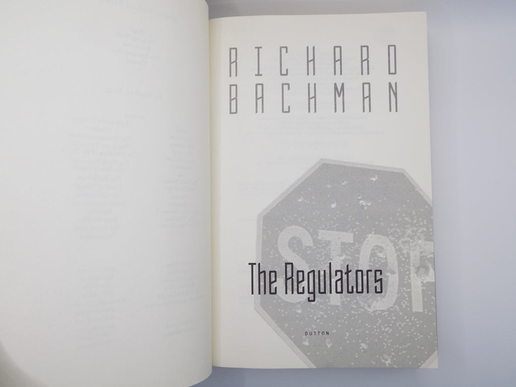 The Regulators by Richard Bachman (Stephen King) [1st Edition, 1996]