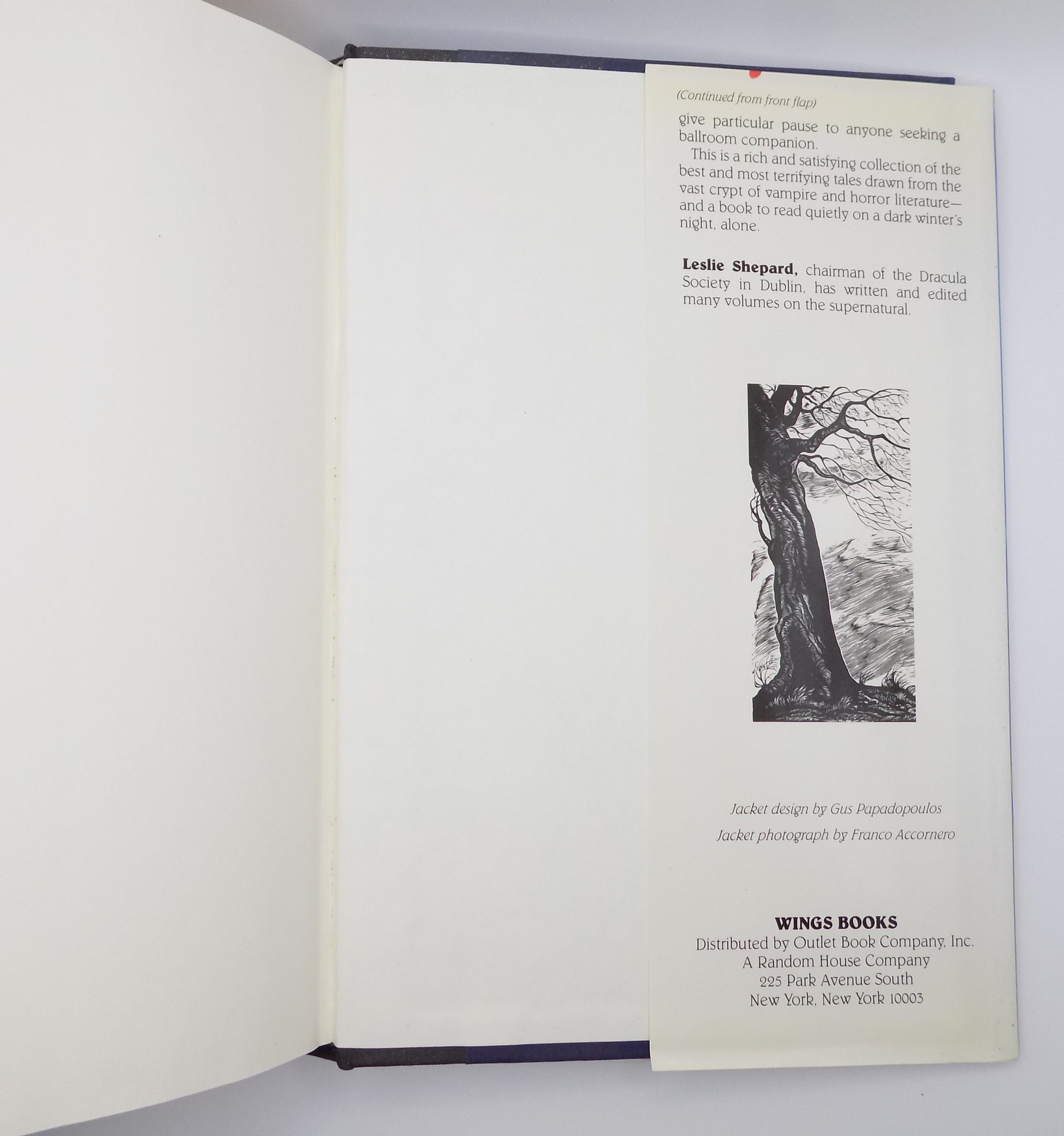 The Book of Dracula Edited by Leslie Shepard [Wing Books, 1991]