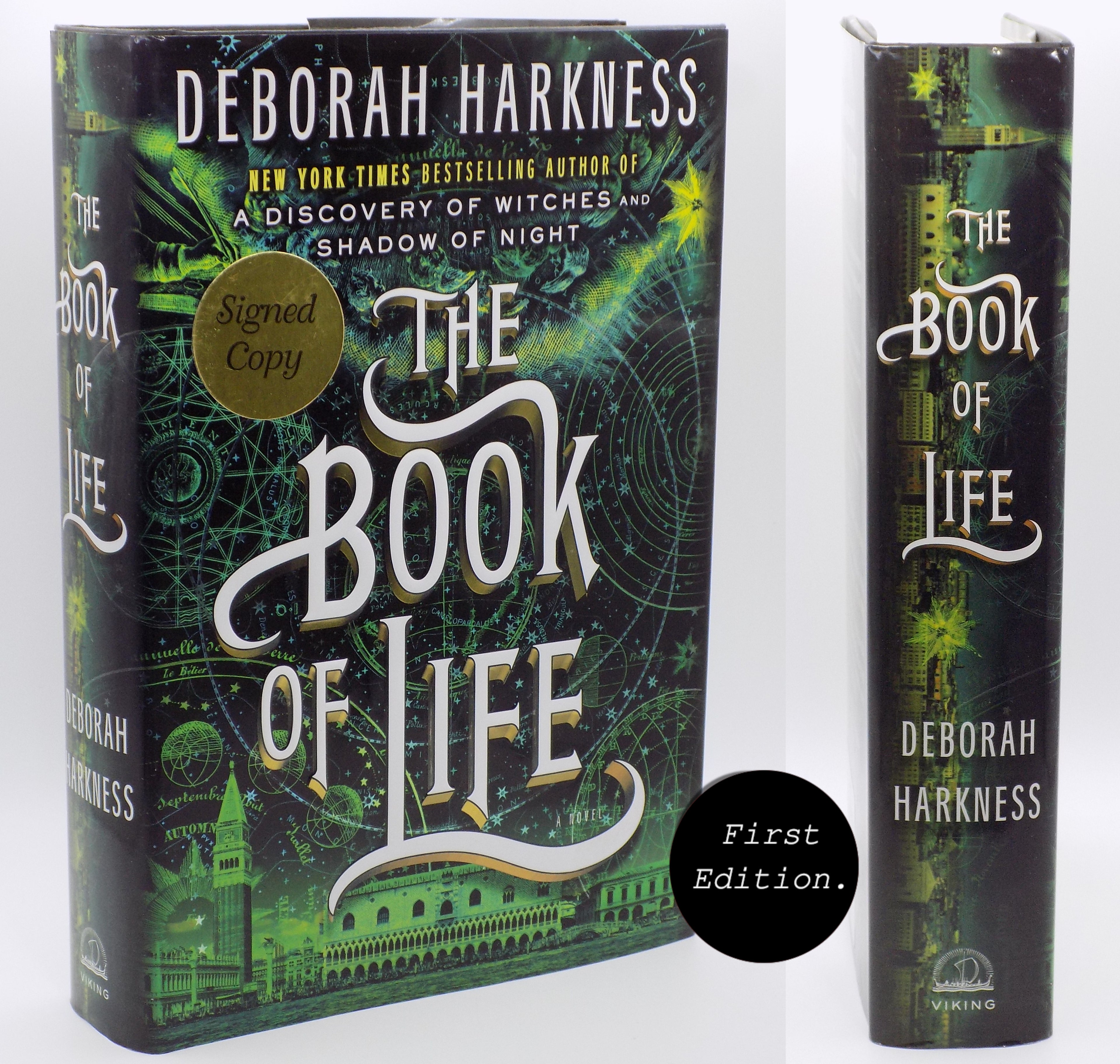 The Book of Life by Deborah Harkness [1st Ed. & Signed!] Viking, 2014