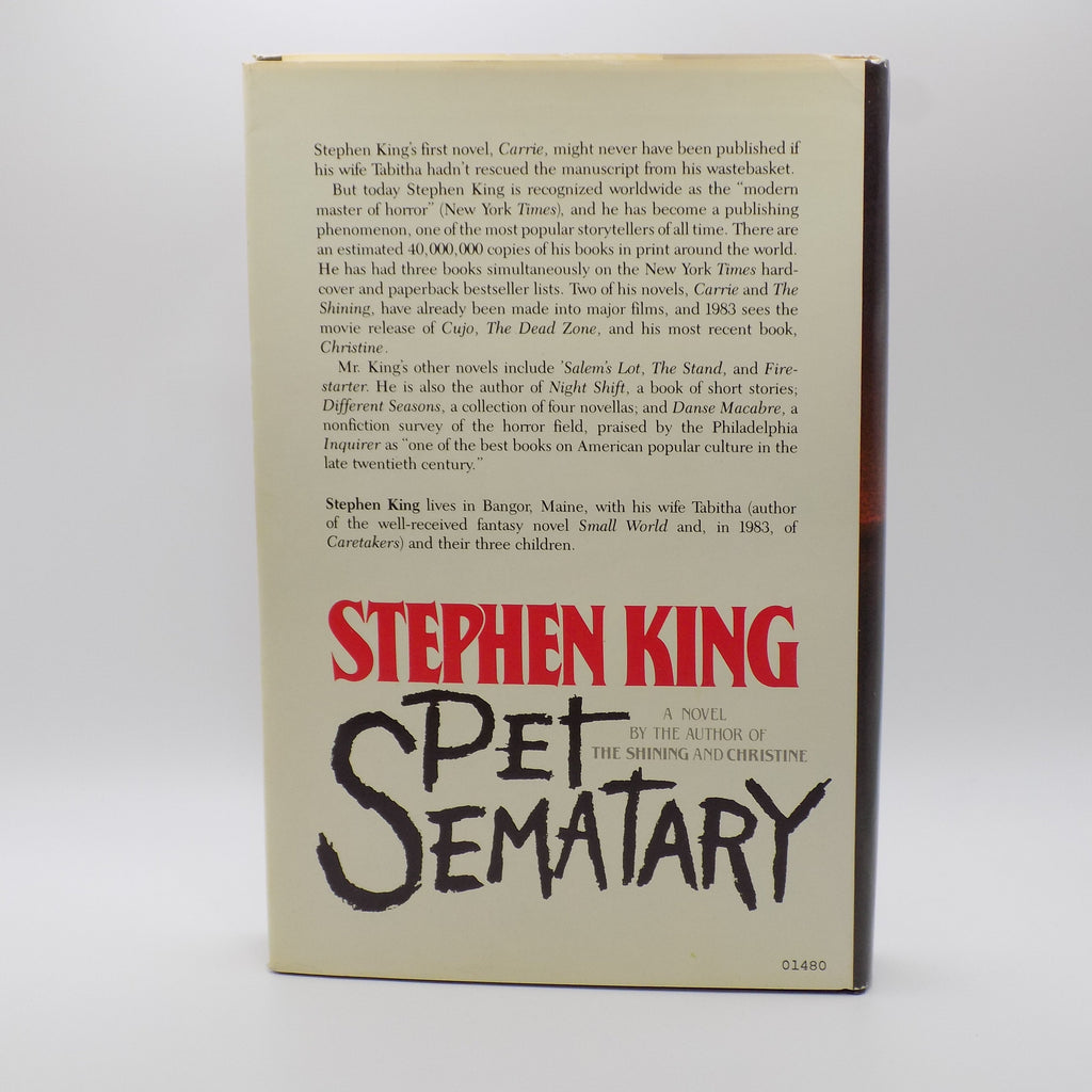 Pet Sematary by Stephen King [B.C.E.]  Doubleday, 1983