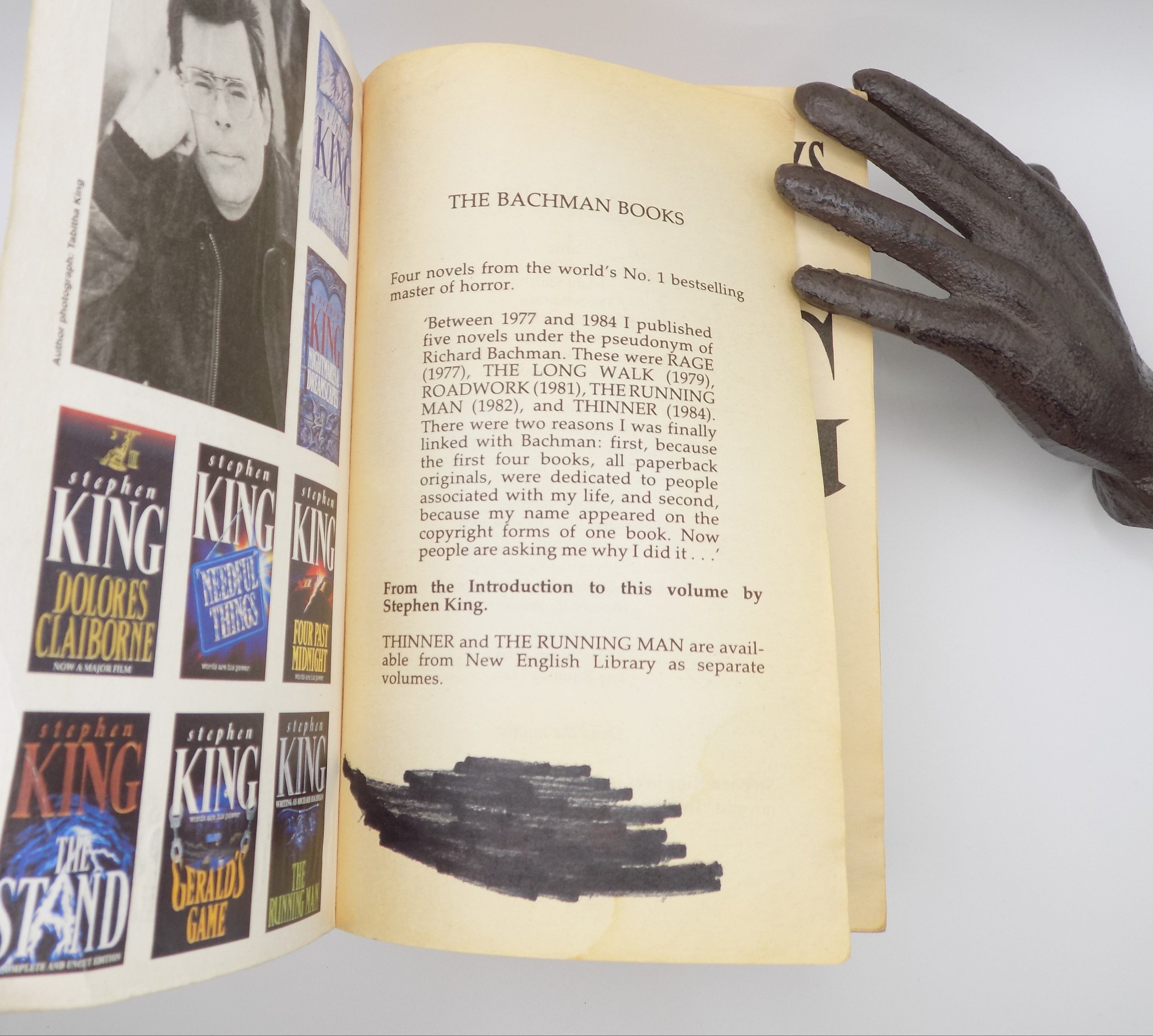 The Bachman Books by Stephen King [NEL. 1988] "Monster Quartet” Cover