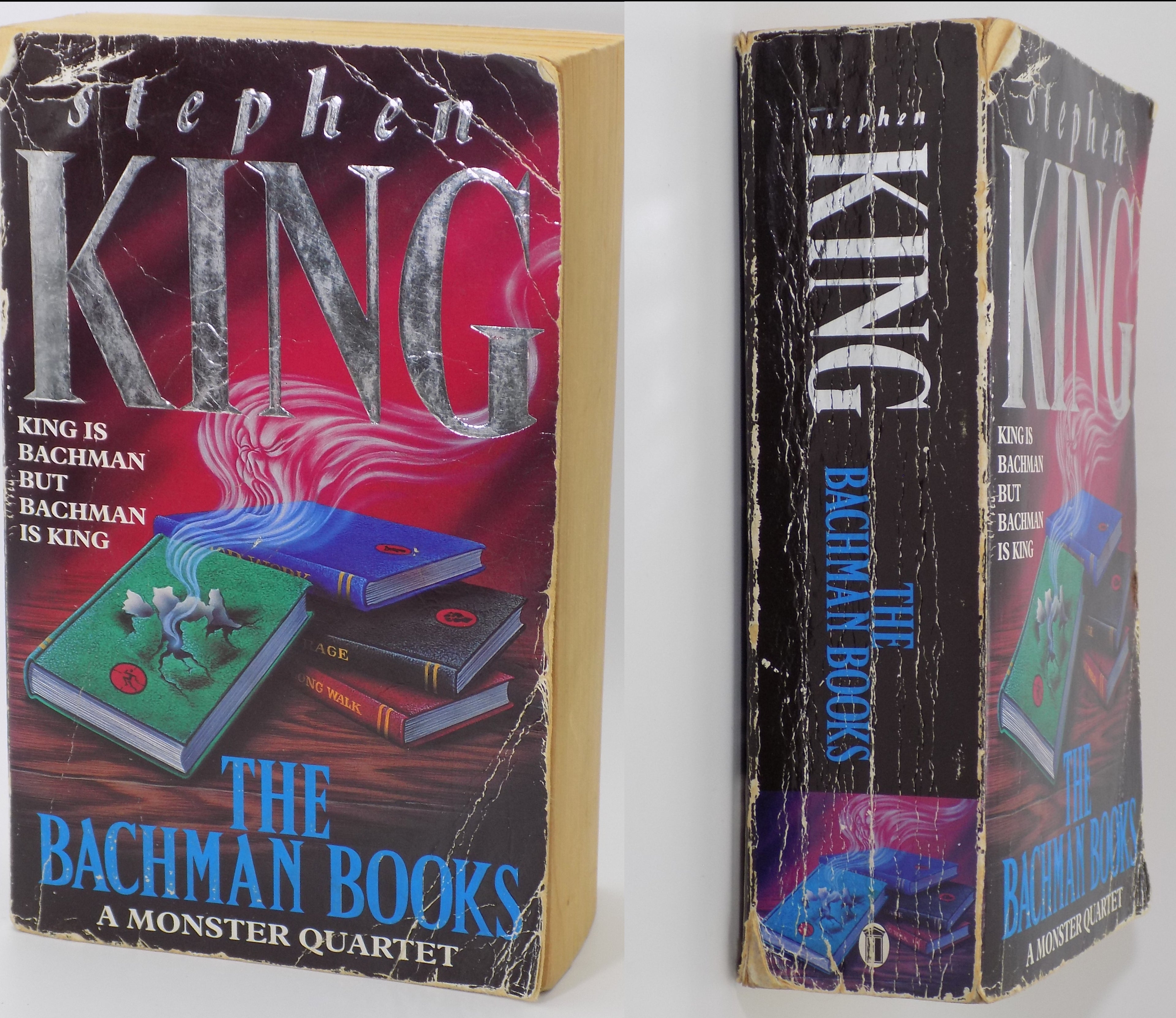 The Bachman Books by Stephen King [NEL. 1988] "Monster Quartet” Cover