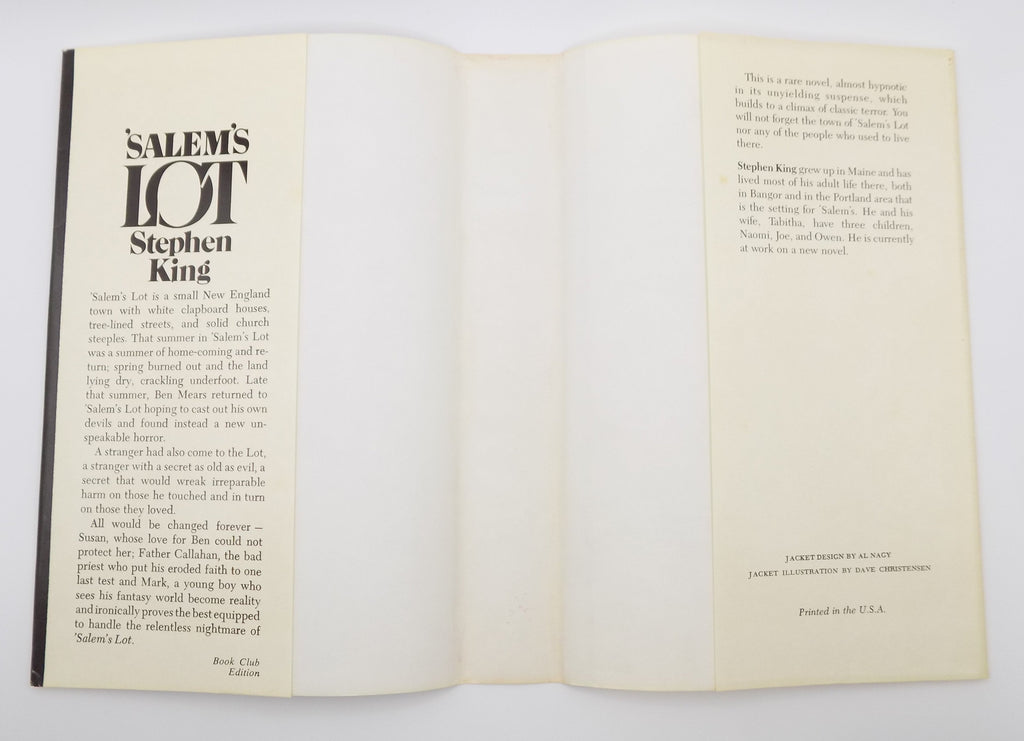 'Salem’s Lot by Stephen King [B.C.E.] · Doubleday, 1975