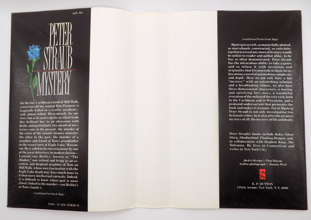 Mystery by Peter Straub [1st Edition]  E.P. Dutton, 1990