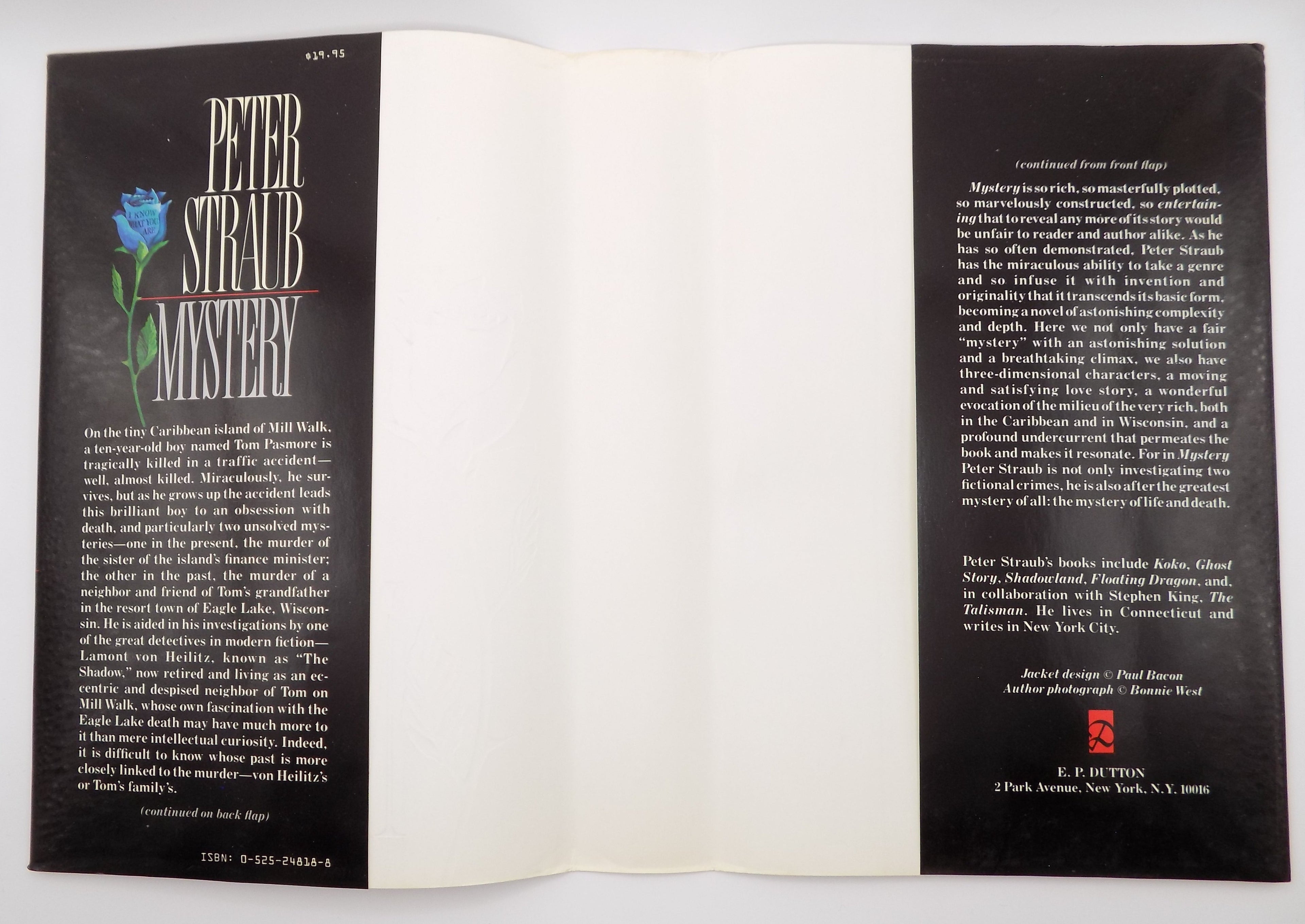 Mystery by Peter Straub [1st Edition]  E.P. Dutton, 1990