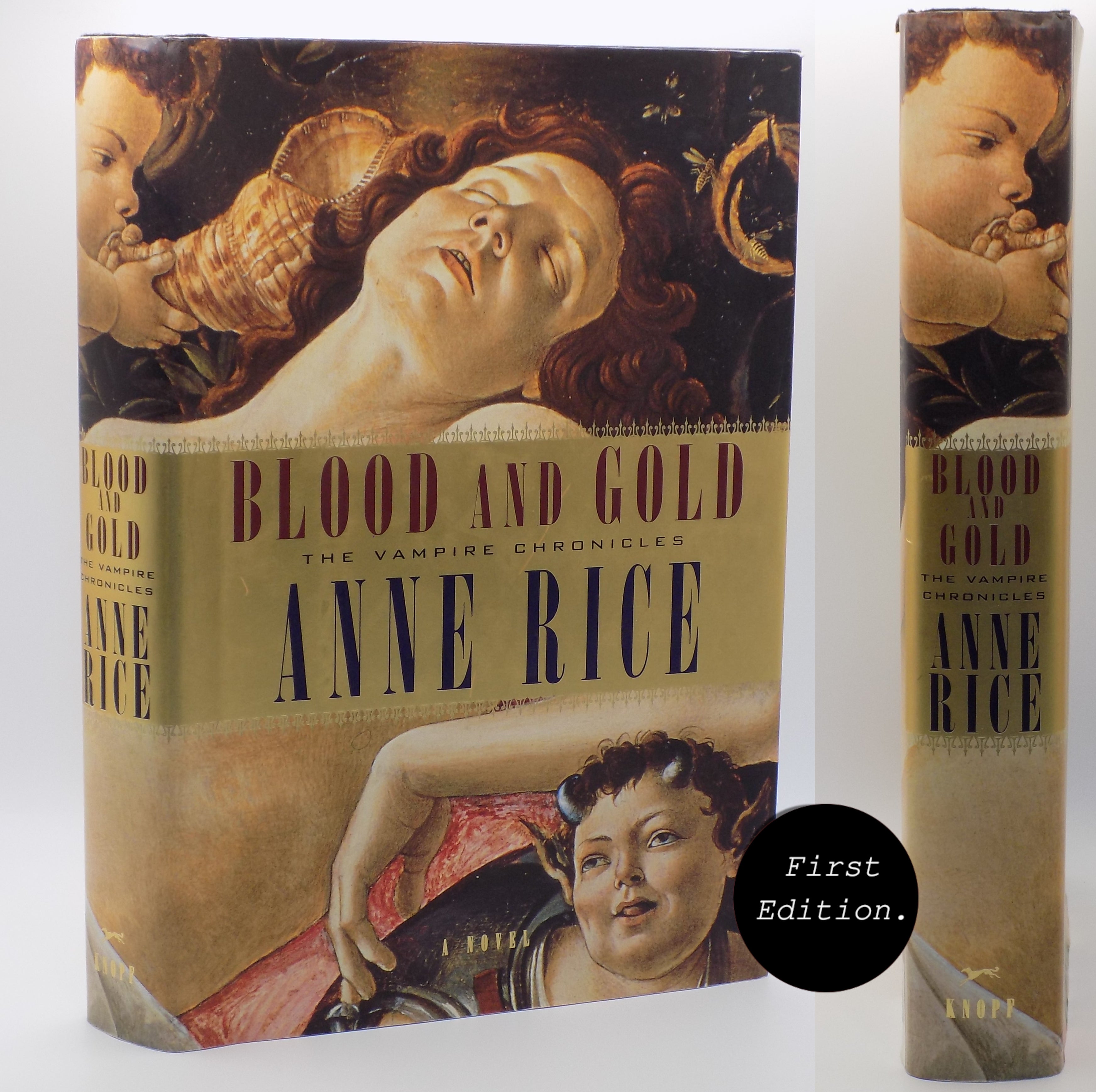 Blood and Gold  by Ann [1st Edition]  Rice Alfred A. Knopf, 2001