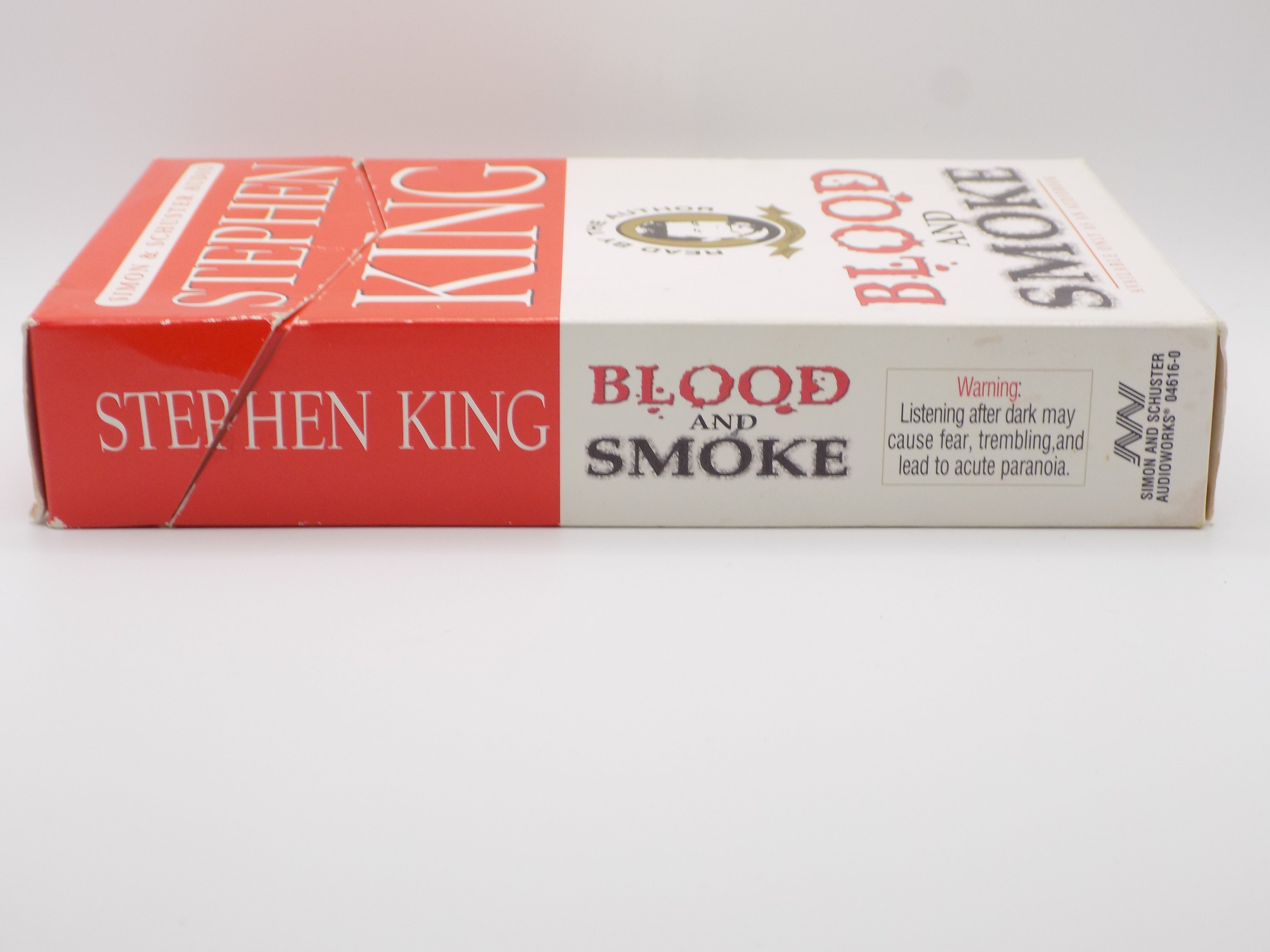 Blood and Smoke Audiobook Cassettes by Stephen King
