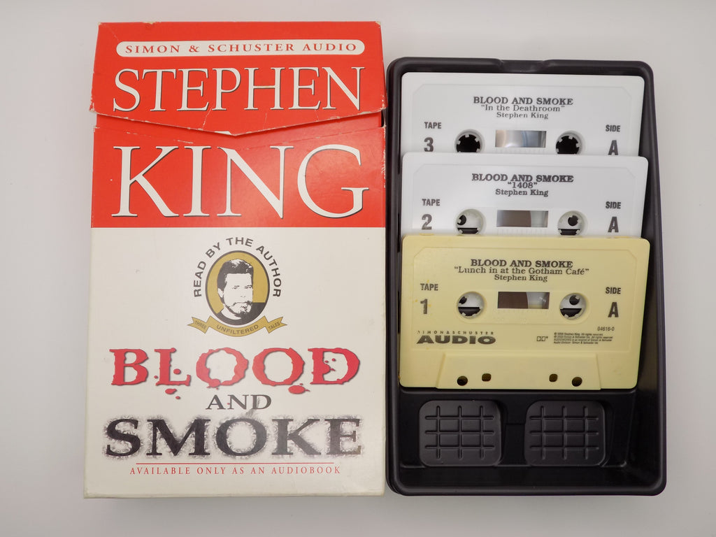 Blood and Smoke Audiobook Cassettes by Stephen King
