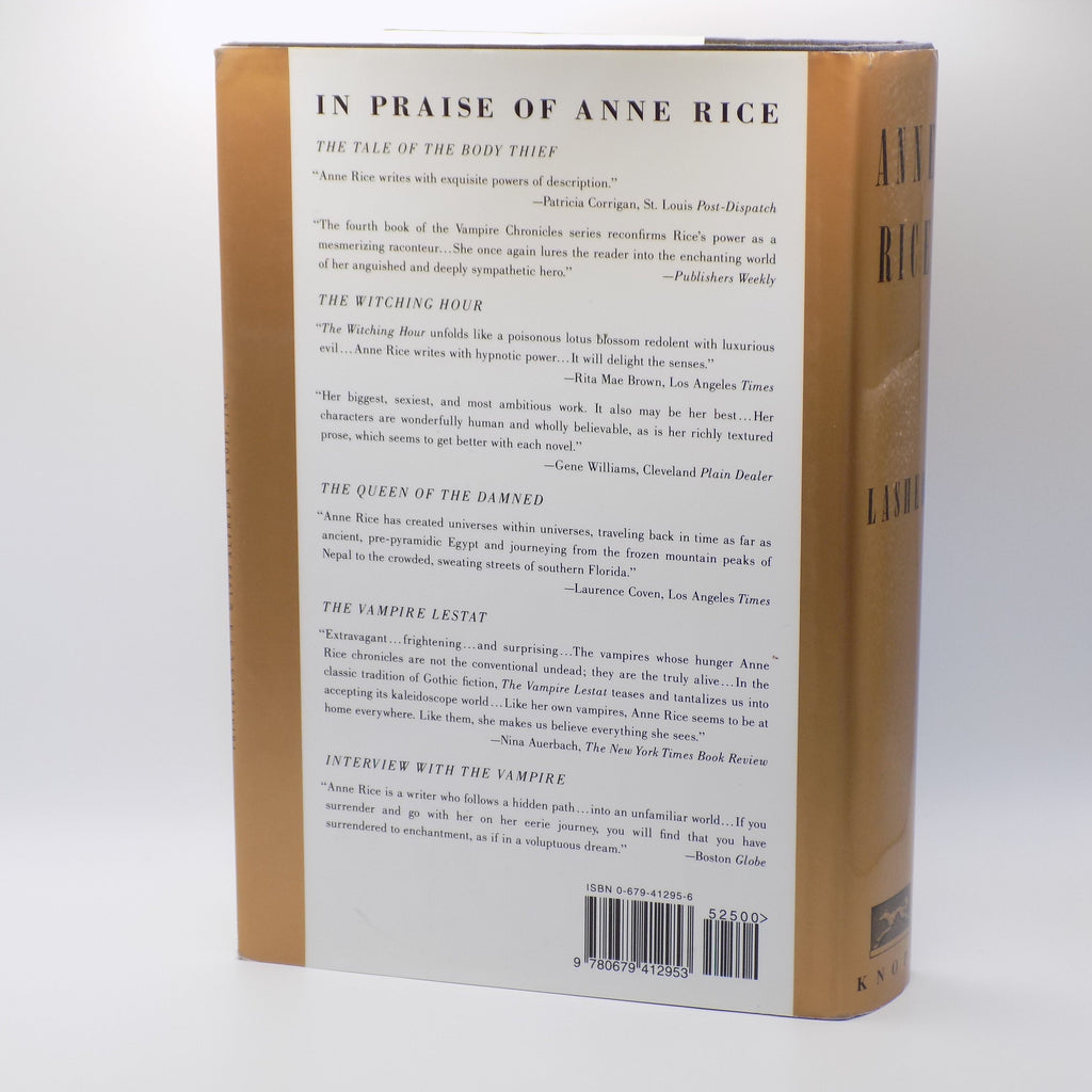 Lasher by Ann Rice [1st Edition]  Alfred A. Knopf, 1993