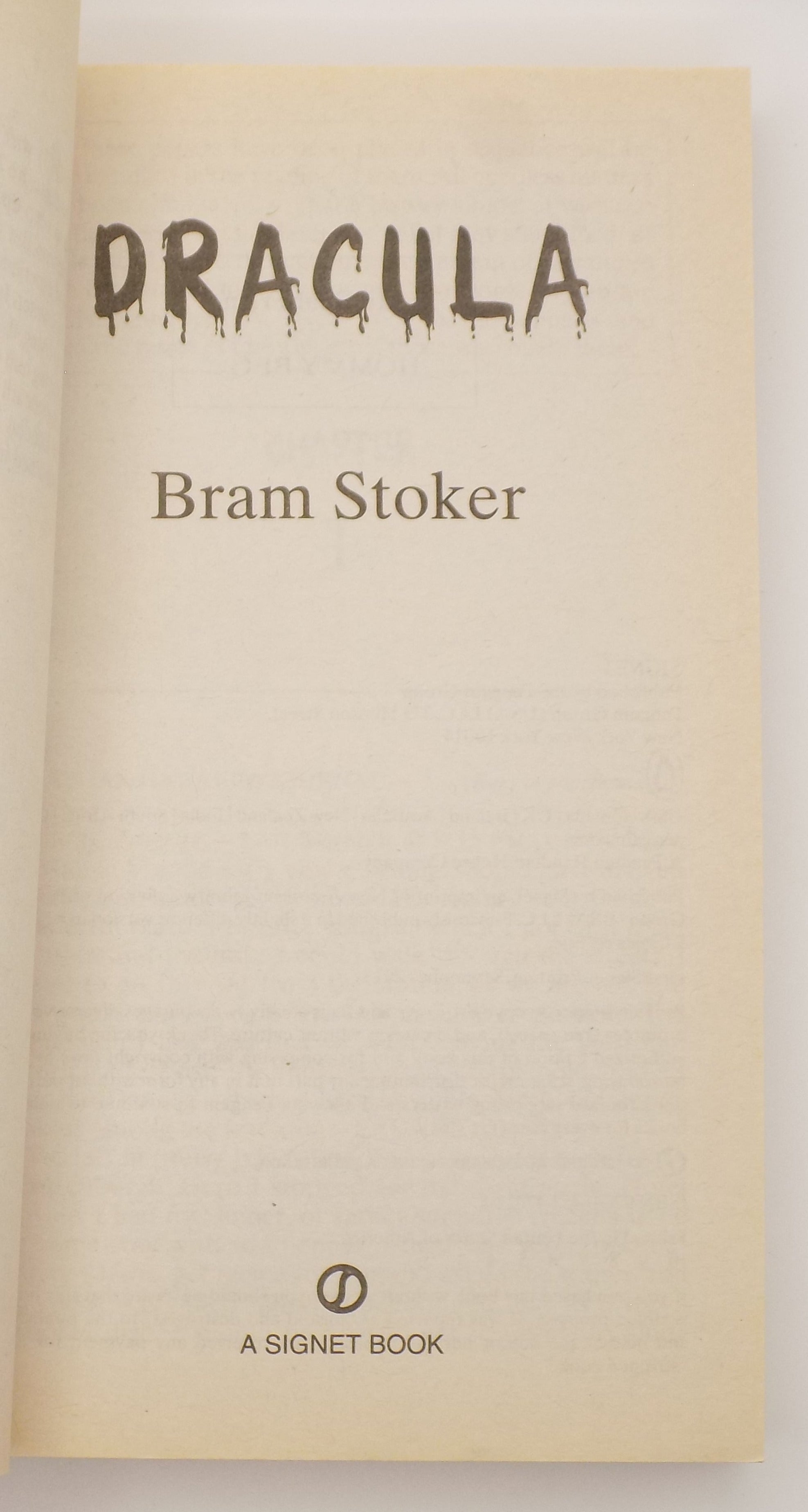 Dracula by Bram Stoker [Signet TV-Tie In, 2013]
