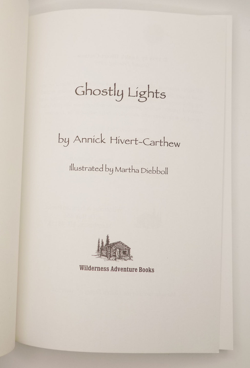 Ghostly Lights: Great Lakes Lighthouse Tales of Terror by Annick Hibert-Carthew