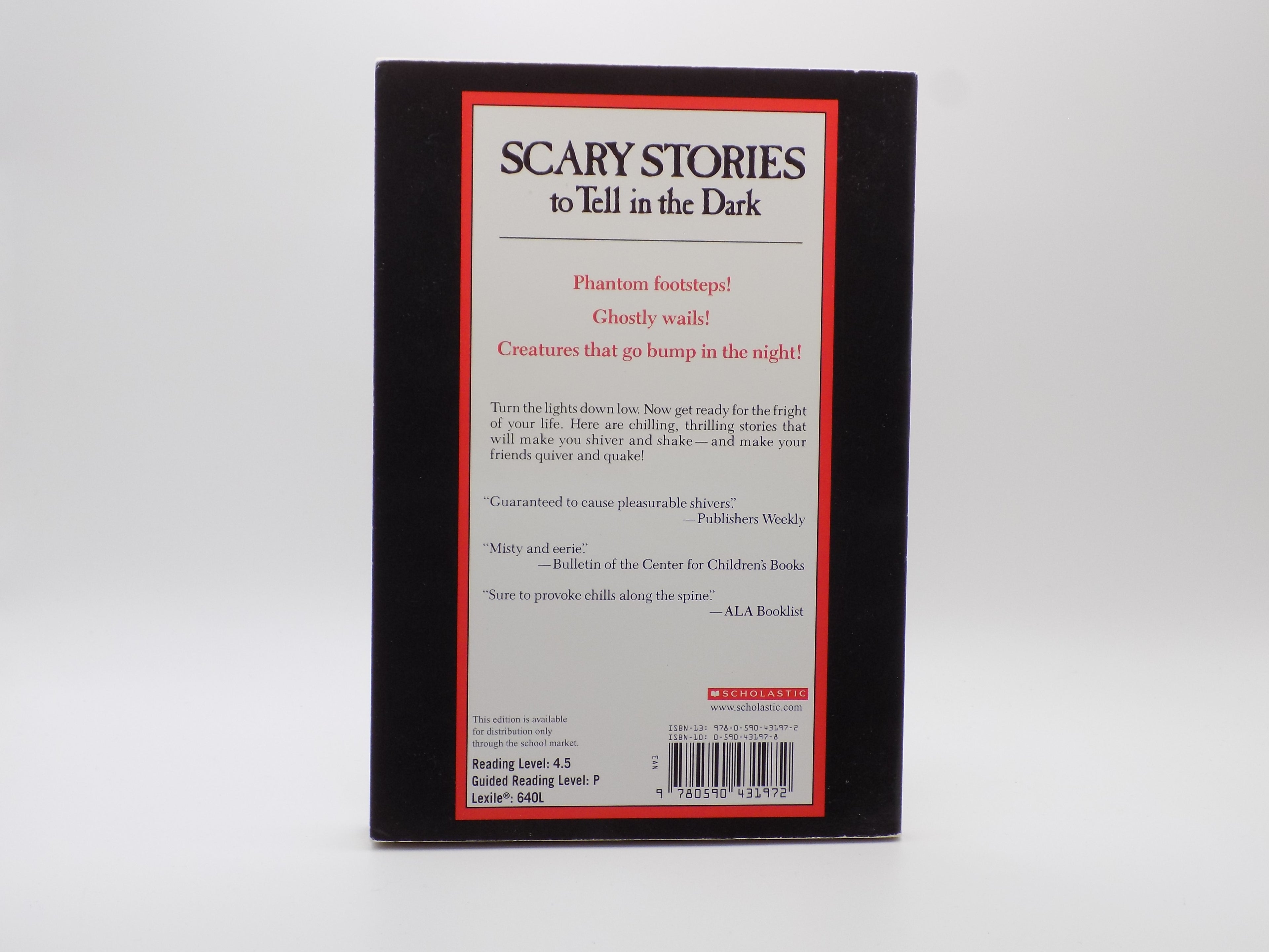 Scary Stories To Tell In The Dark by Alvin Schwartz