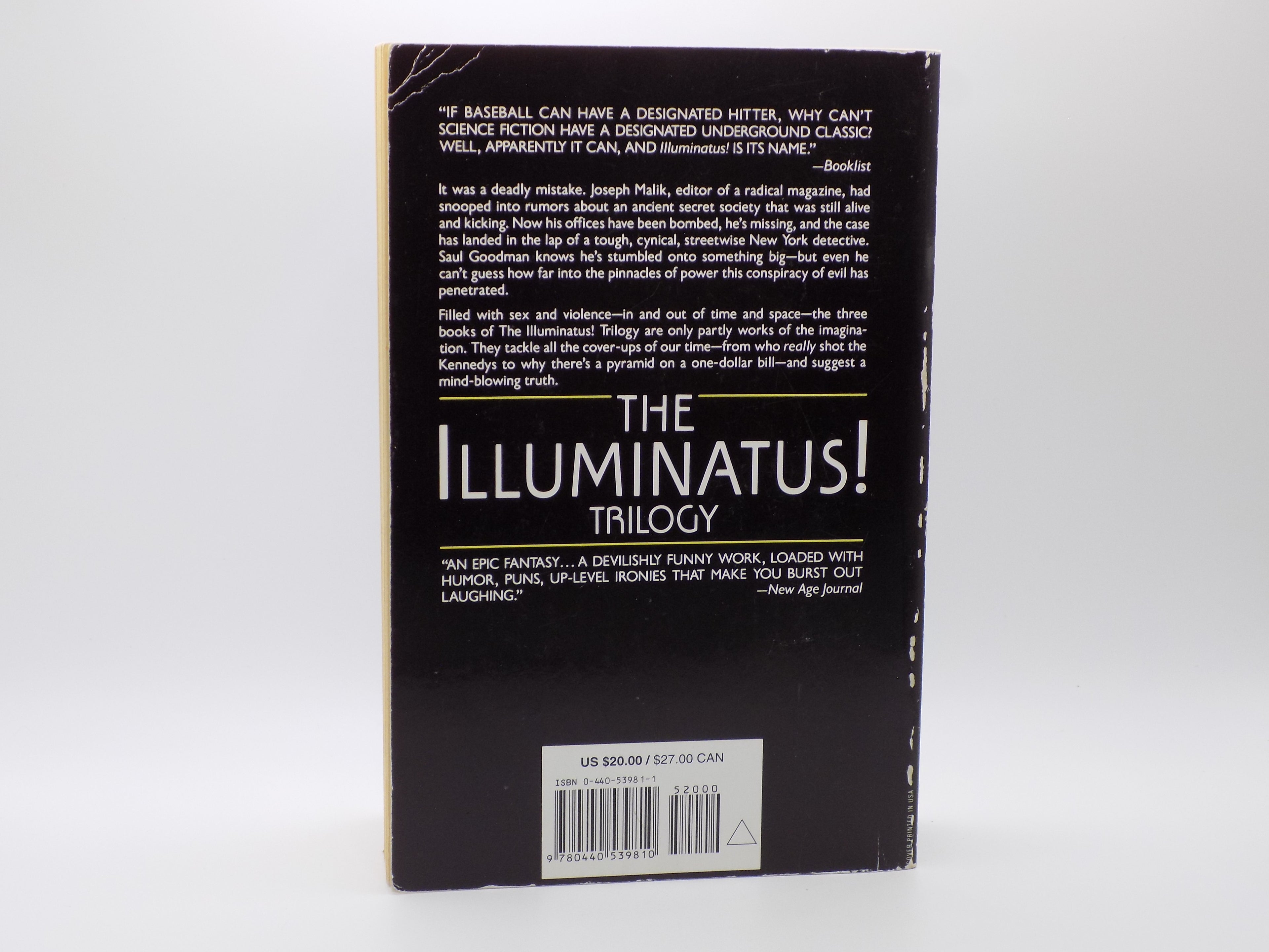 The Illuminatus! Trilogy by Robert Shea and Robert Anton Wilson