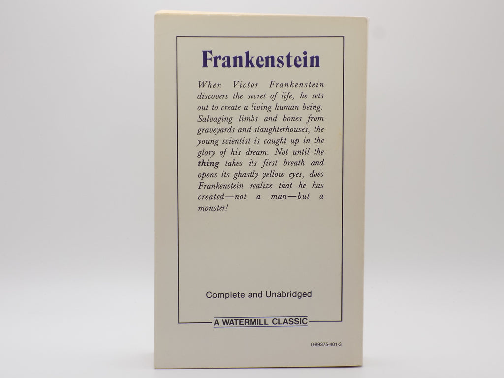 Dracula & Frankenstein · Watermill Paperback Classics [1980 & 1983]