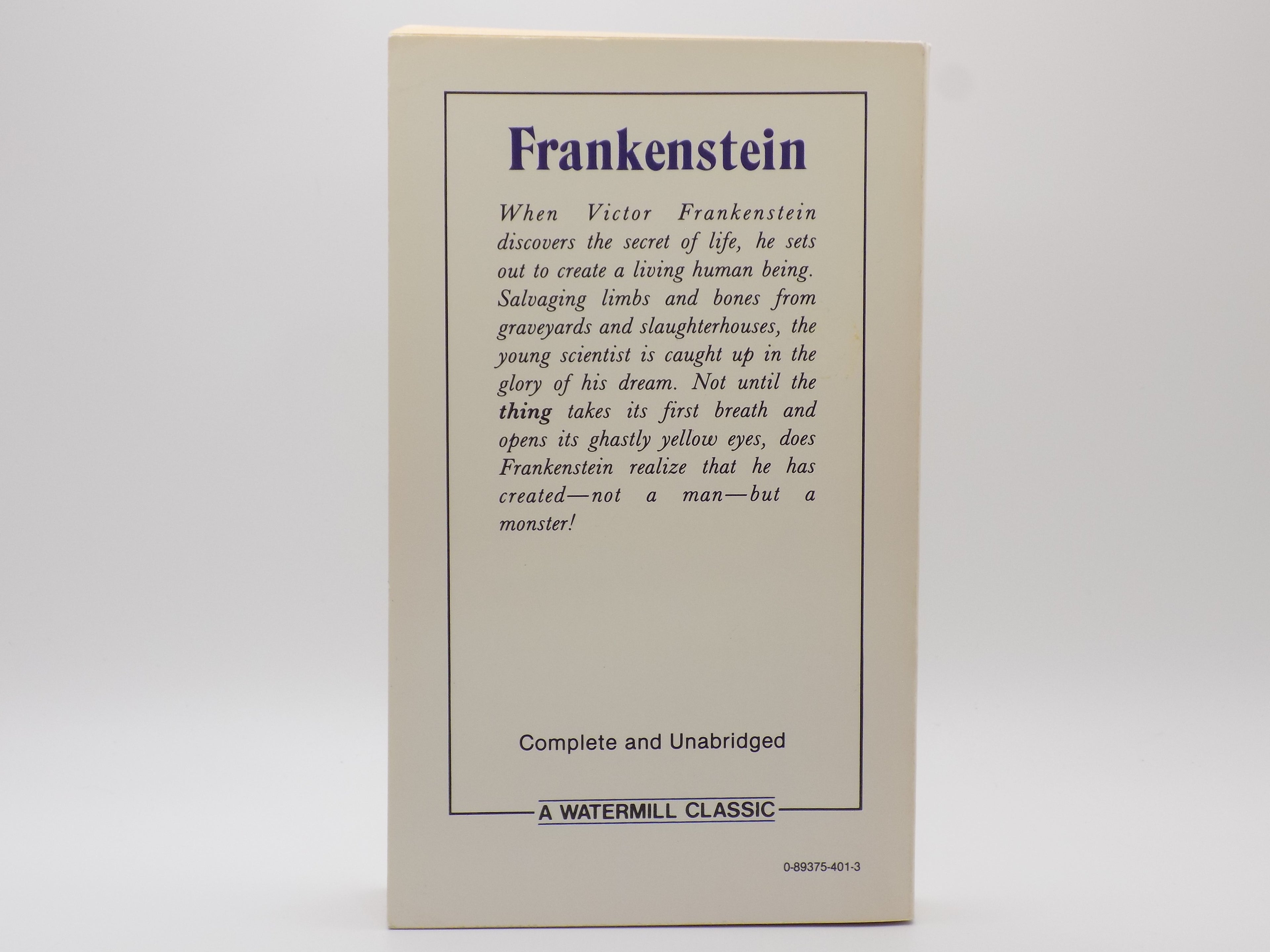 Dracula & Frankenstein · Watermill Paperback Classics [1980 & 1983]