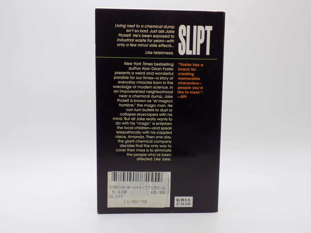 Slipt by Alan Dean Foster [ACE Science Fiction, 1987]