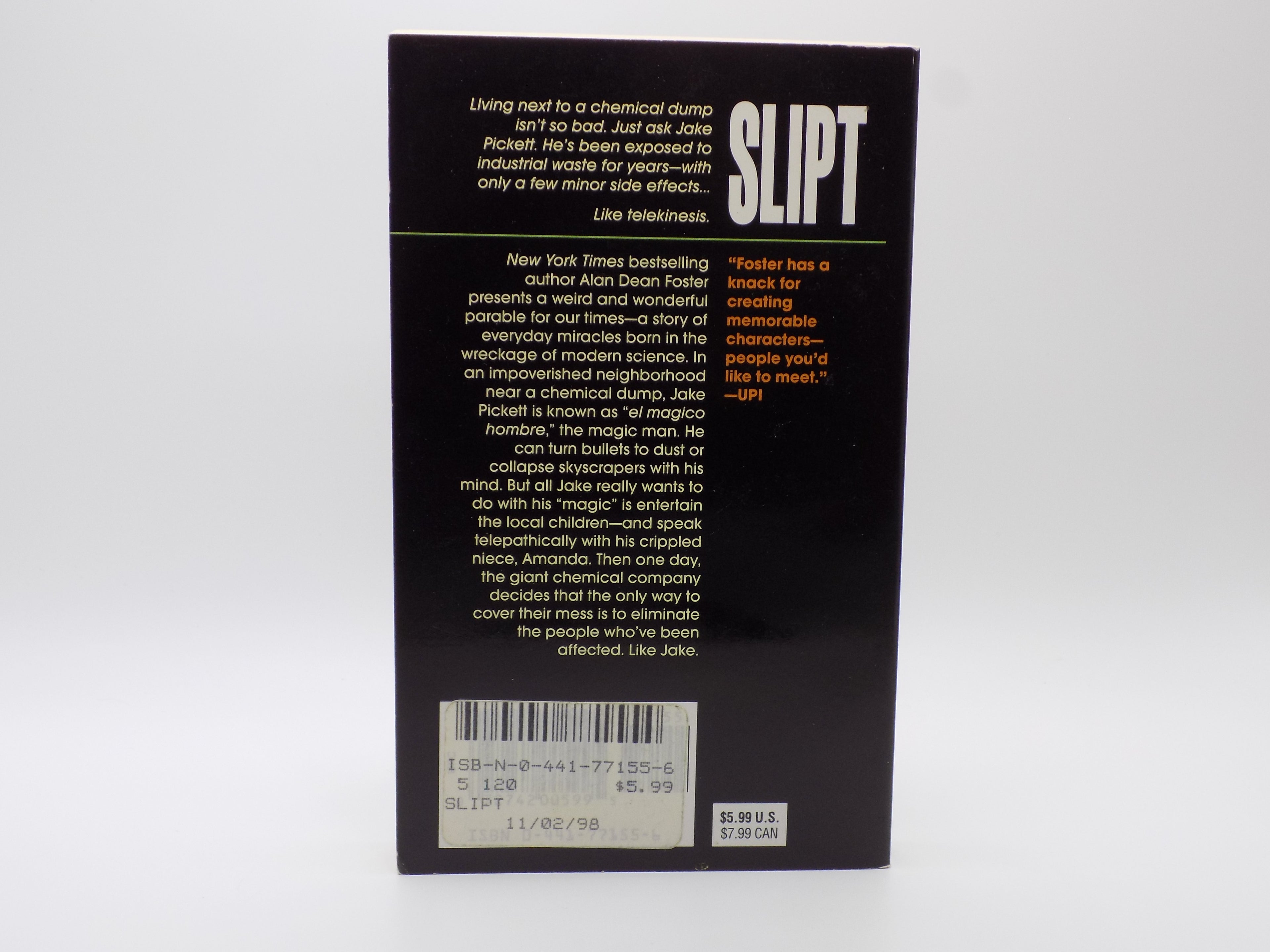 Slipt by Alan Dean Foster [ACE Science Fiction, 1987]