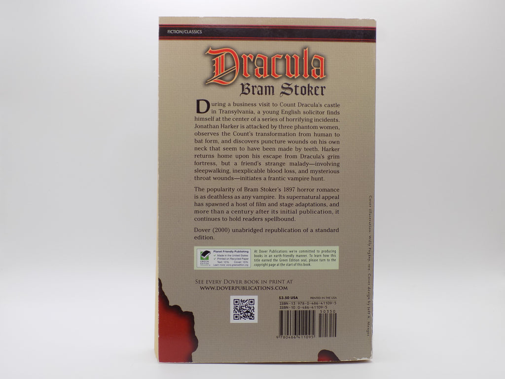 Dracula by Bram Stoker [Dover Classics, 2000]
