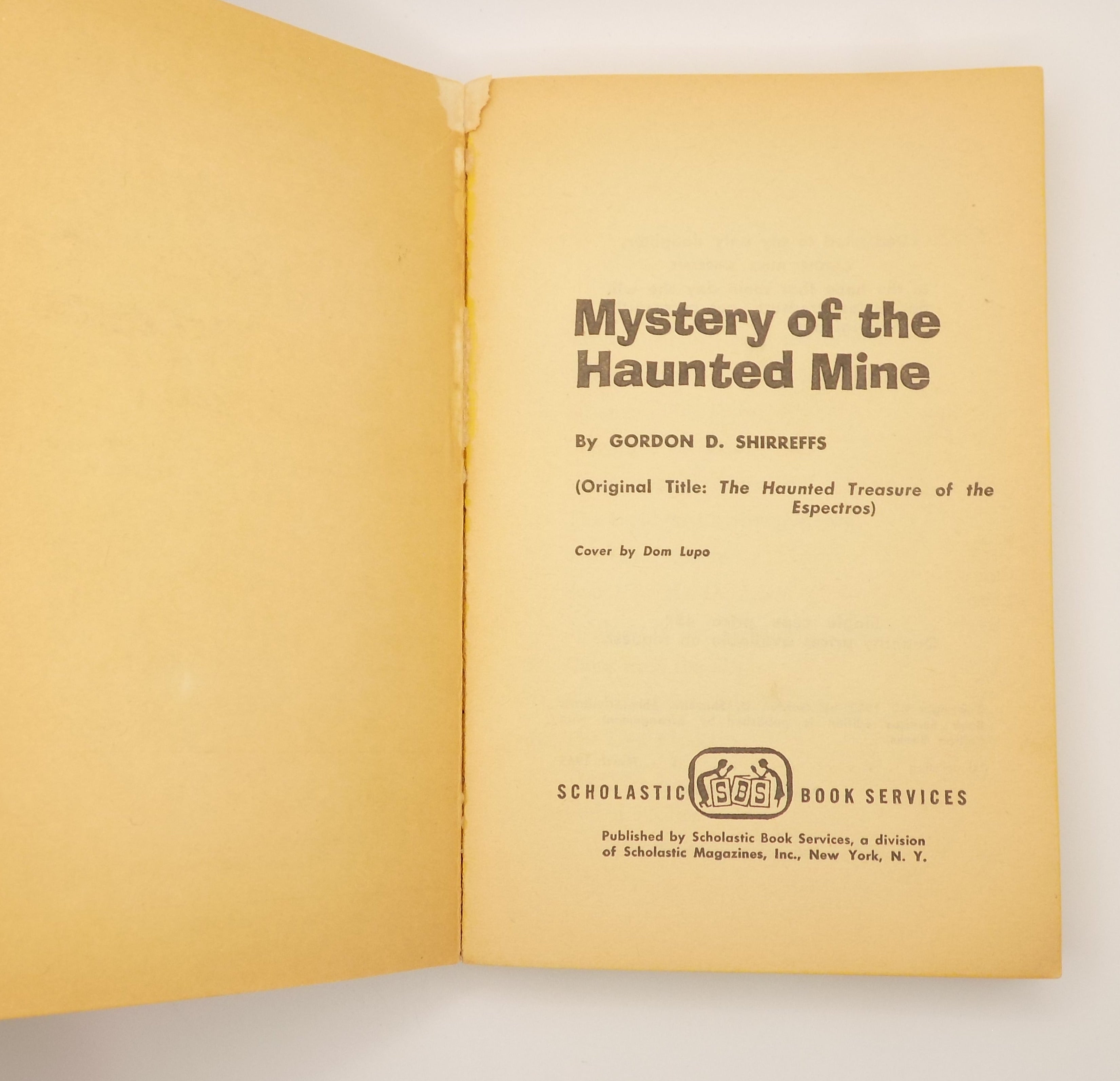 Mystery of the Haunted Mine by Gordon D. Shirreffs [1965]
