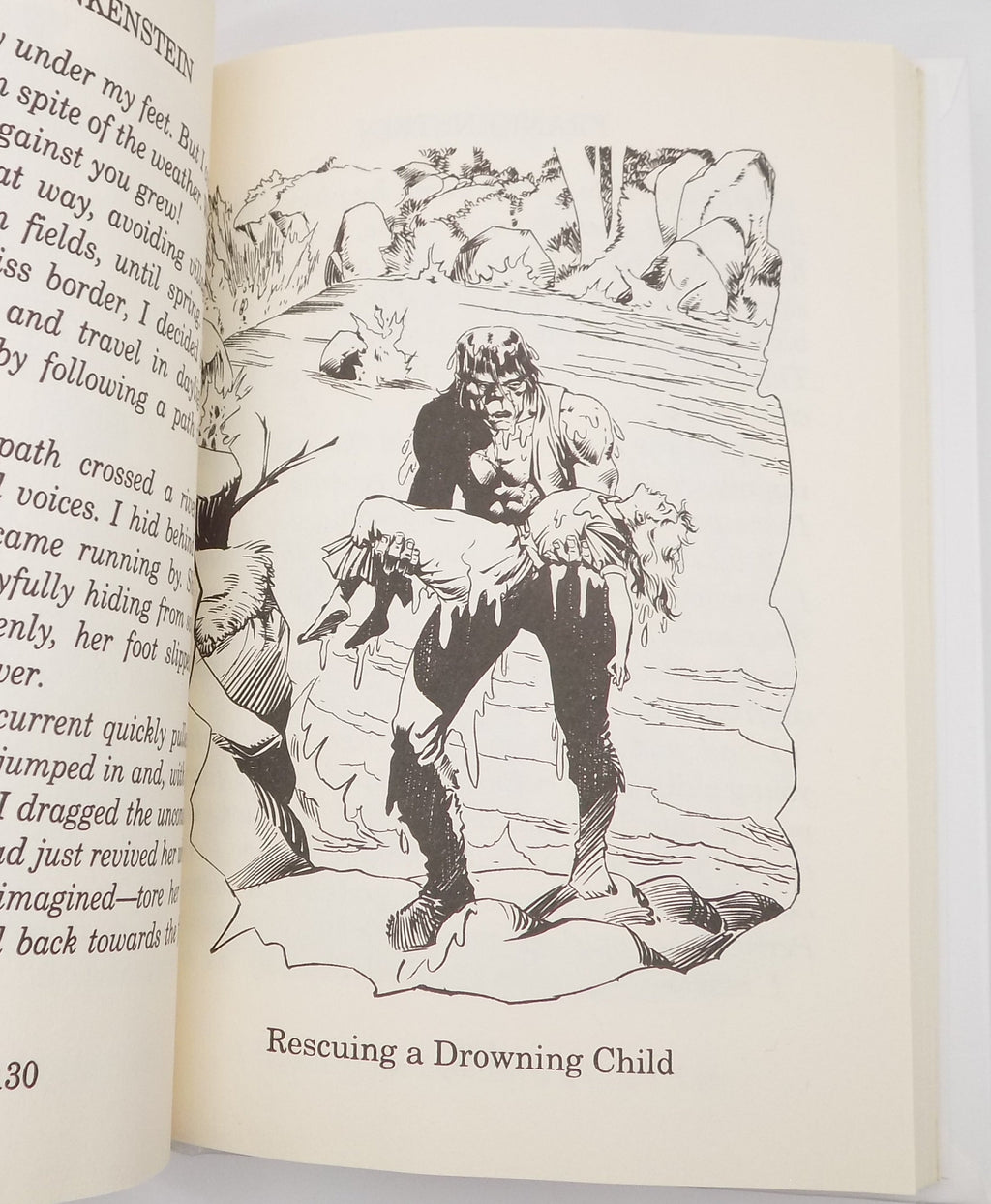 Frankenstein  by Mary Shelly [Great Illustrated Classics] Baronet Books, 1992