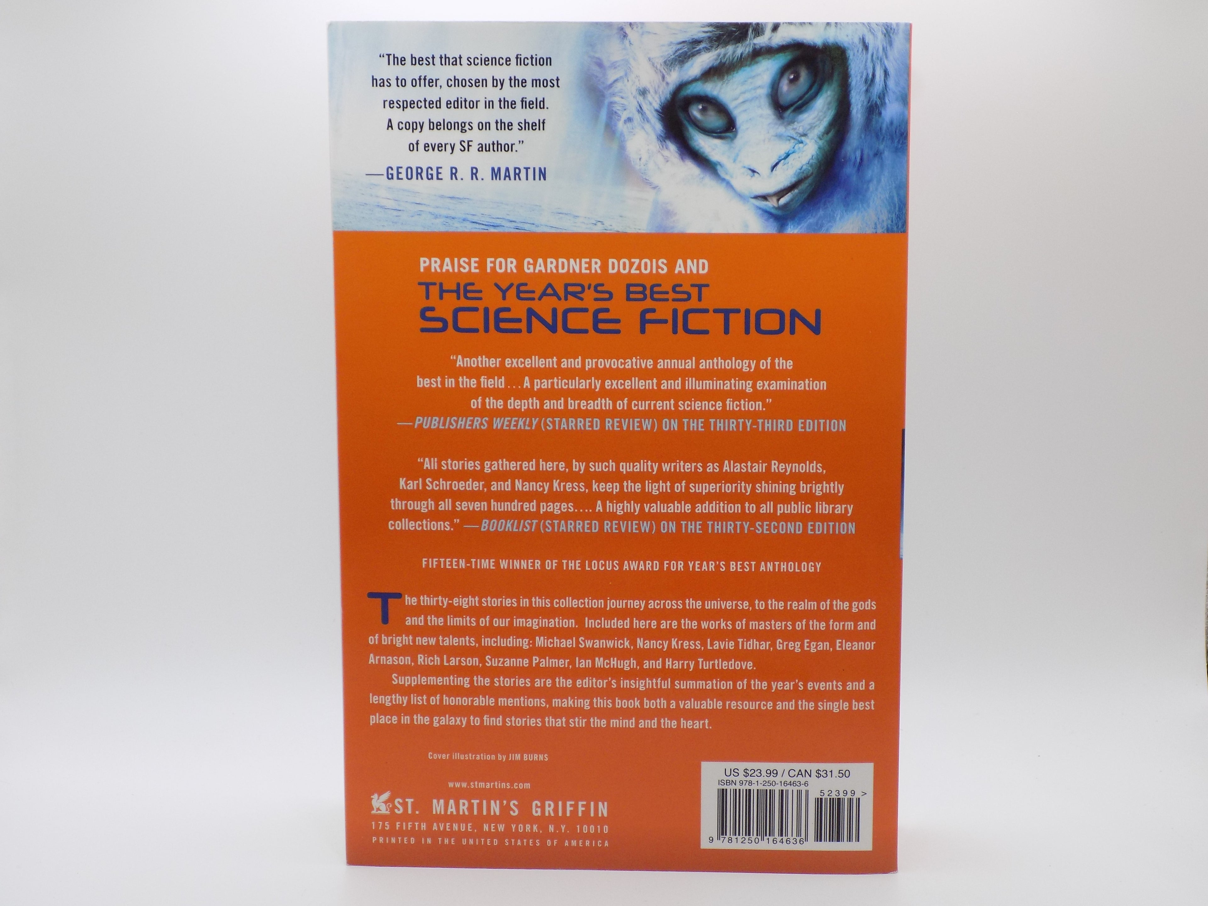 The Year’s Best Science Fiction 35th Annual Collection  Edited by Gardner Dozois