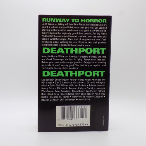 Deathport edited by Ramsey Campbell [Pocket Books Horror, 1993]