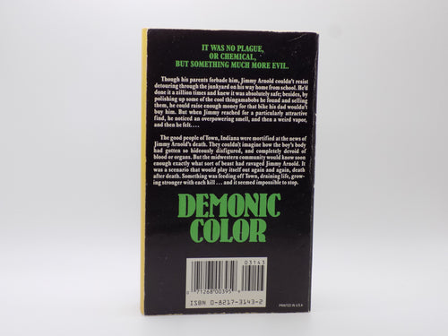 Demonic Color by Pauline Dunn [Zebra Horror, 1990]