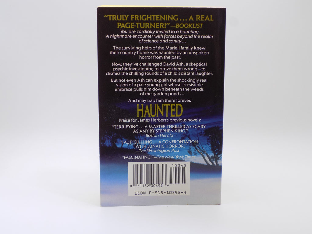 Haunted by James Herbert [1st Printing] · Jove Horror, 1990