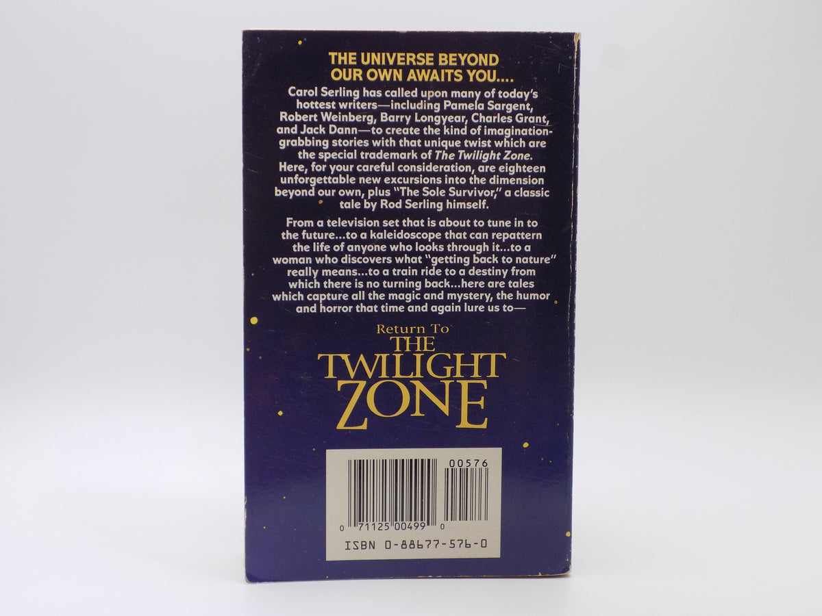 Return to the Twilight Zone by Carol Serling [1st DAW Printing, 1994]