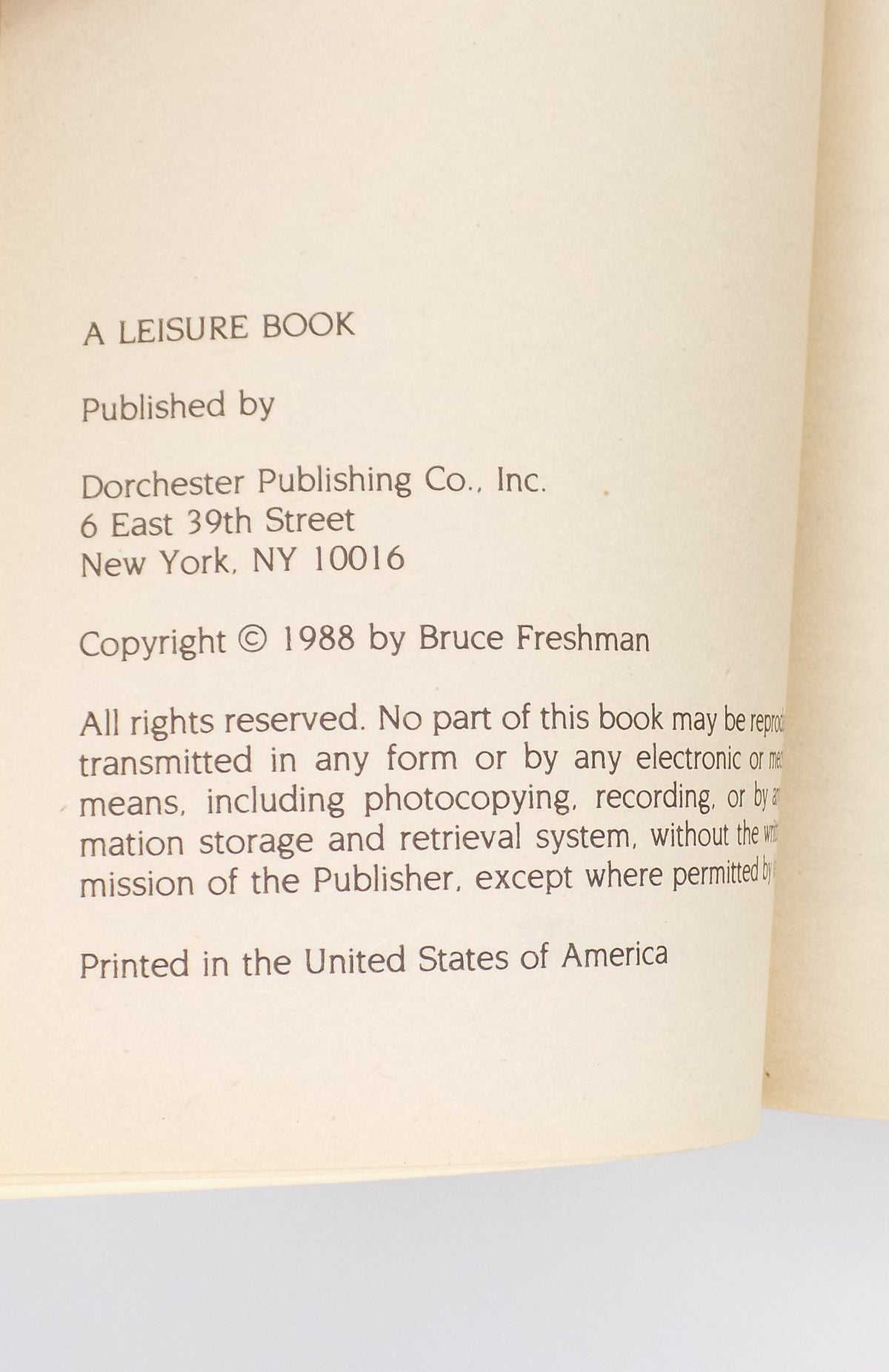 Crossbears by Marc Brellen [Leisure Horror, 1981]