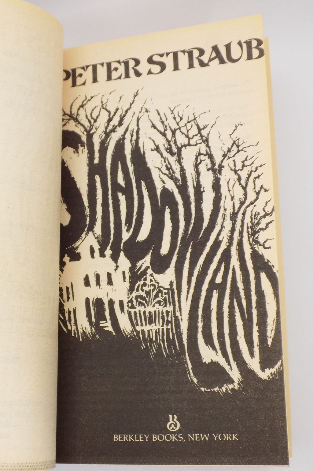 Shadowland by Peter Straub [Berkley , 1981]