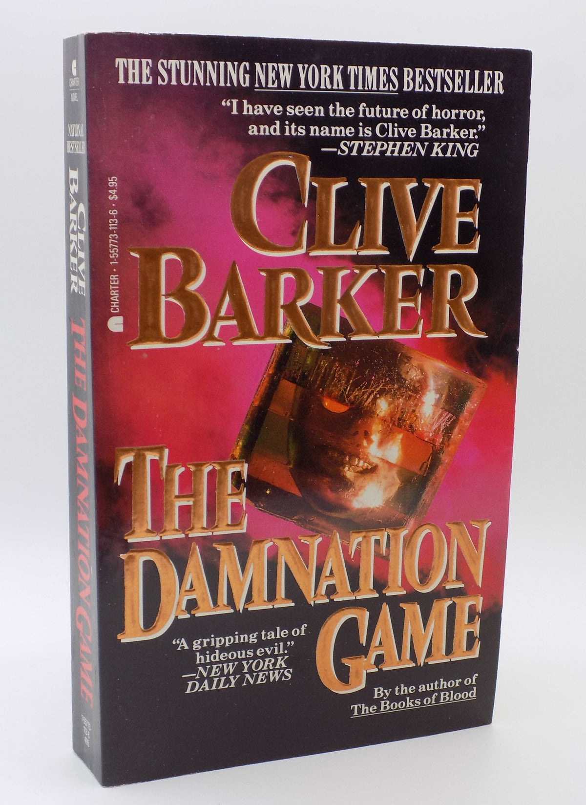 The Damnation Game by Clive Barker [Charter Books, 1988]