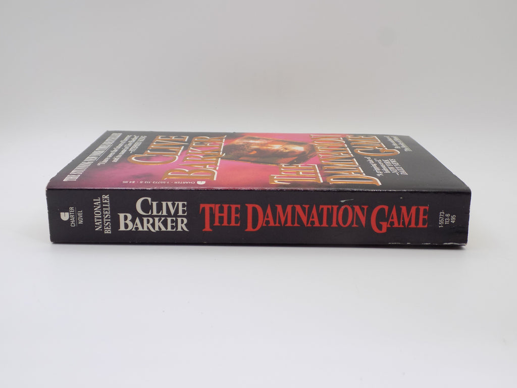 The Damnation Game by Clive Barker [Charter Books, 1988]
