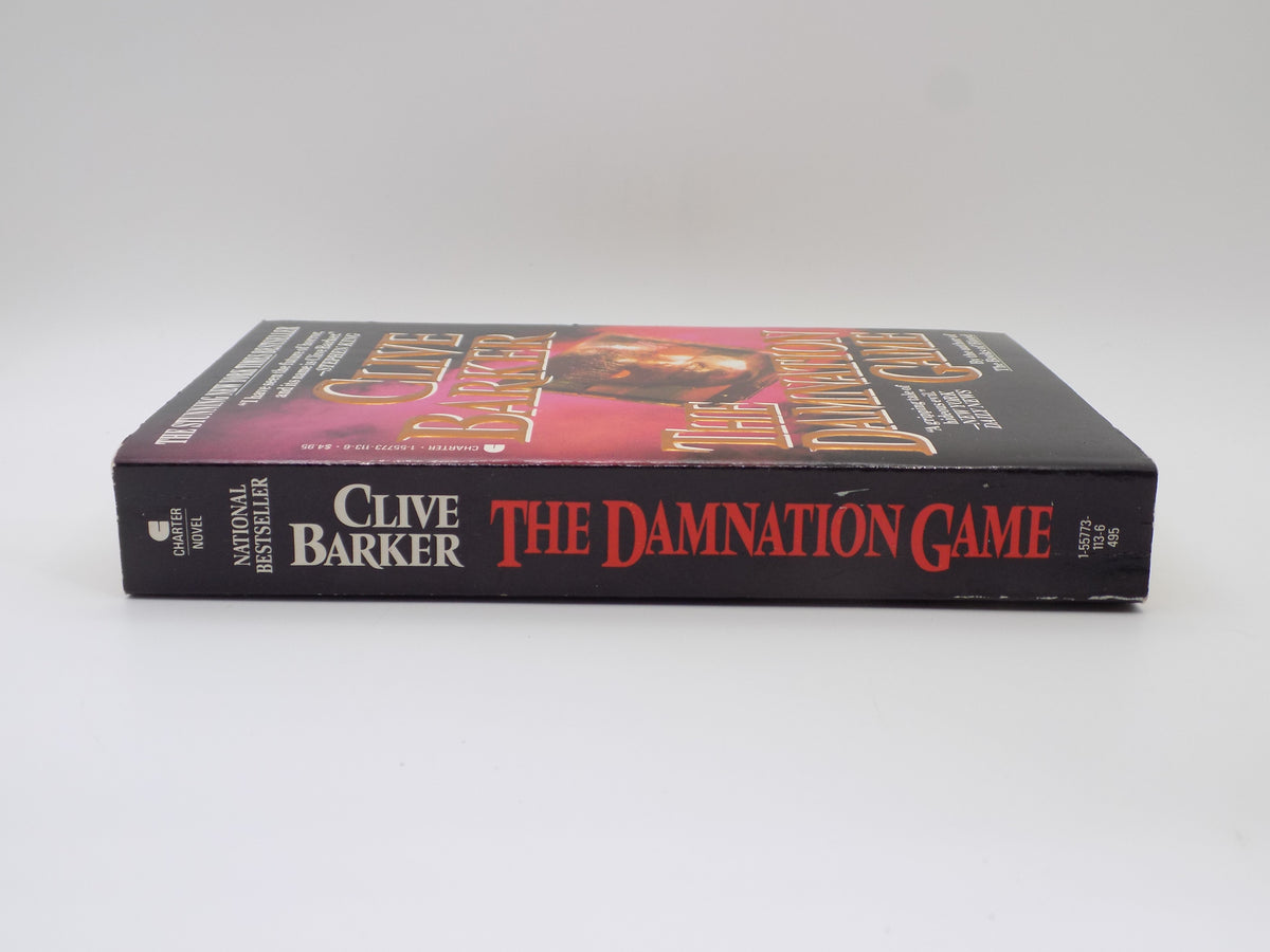 The Damnation Game by Clive Barker [Charter Books, 1988]