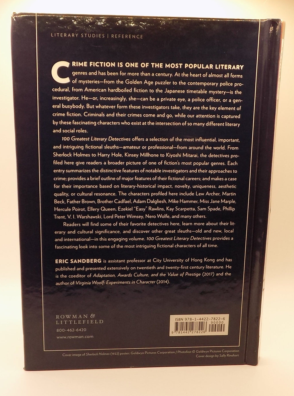100 Greatest Literary Detectives by Eric Sandberg [Rowman & Littlefield, 2018]