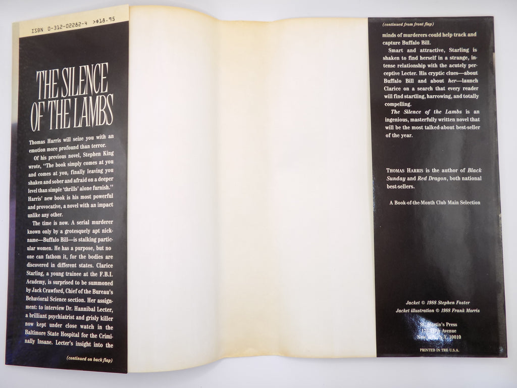 The Silence of the Lambs by Thomas Harris [Hardcover, 1988]