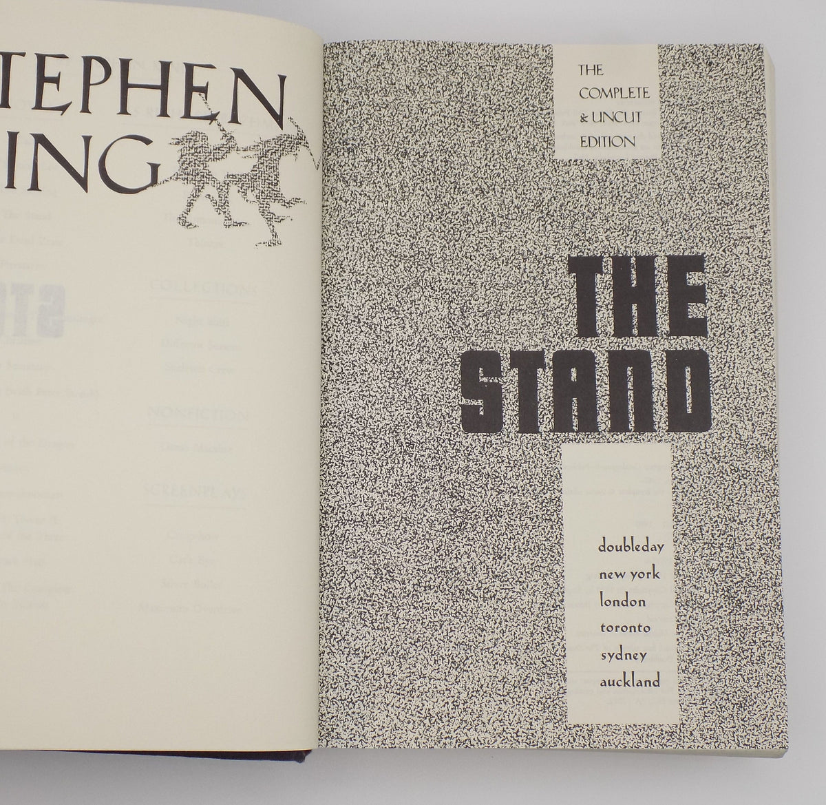 The Stand Complete & Uncut by Stephen King [B.C.E. ] ·Doubleday, 1990