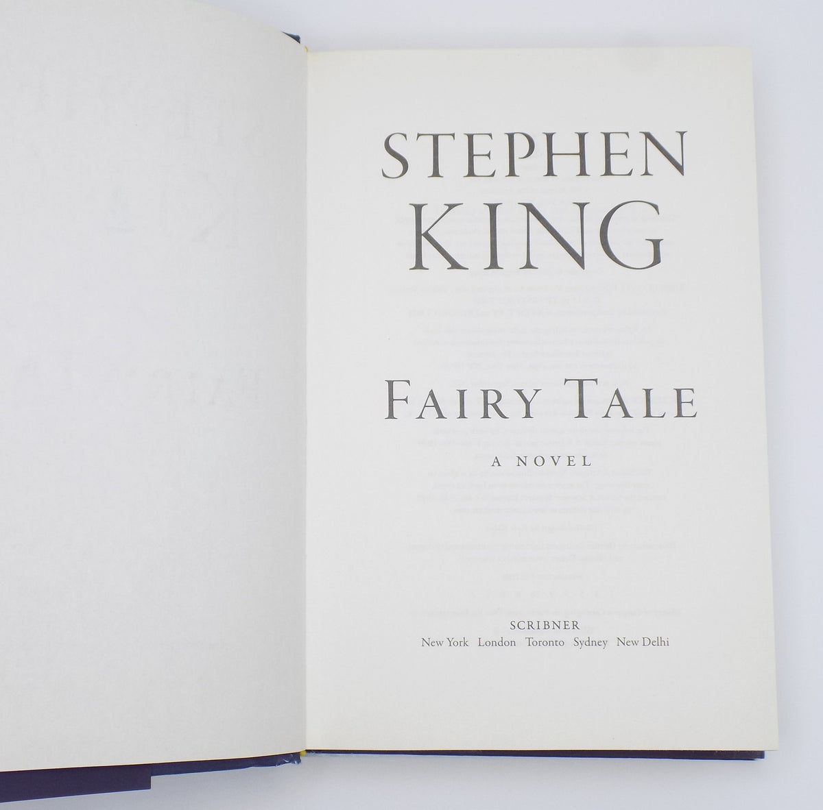 Fairy Tale by Stephen King [1st Edition] Scribner , 2022