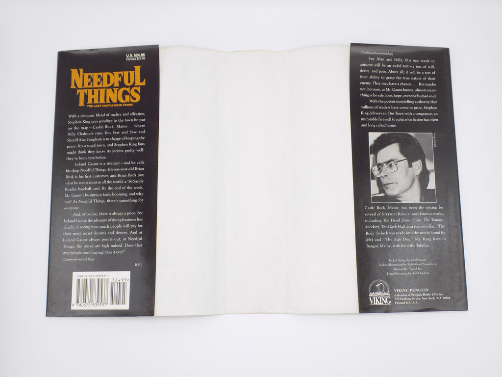 Needful Things by Stephen King [1st Edition]  Viking, 1991