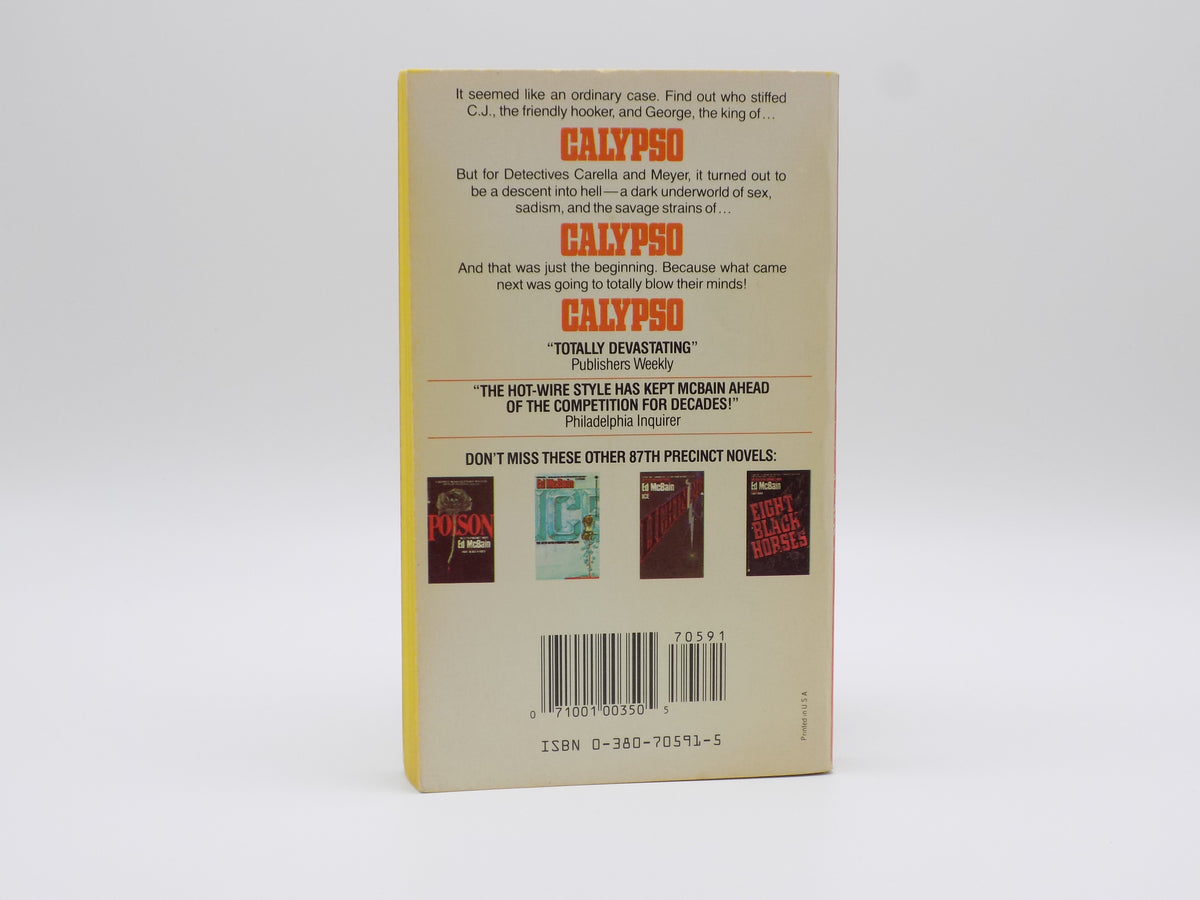 Calypso by Ed McBain [1st Avon Printing, 1988]