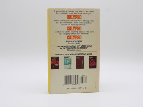 Calypso by Ed McBain [1st Avon Printing, 1988]